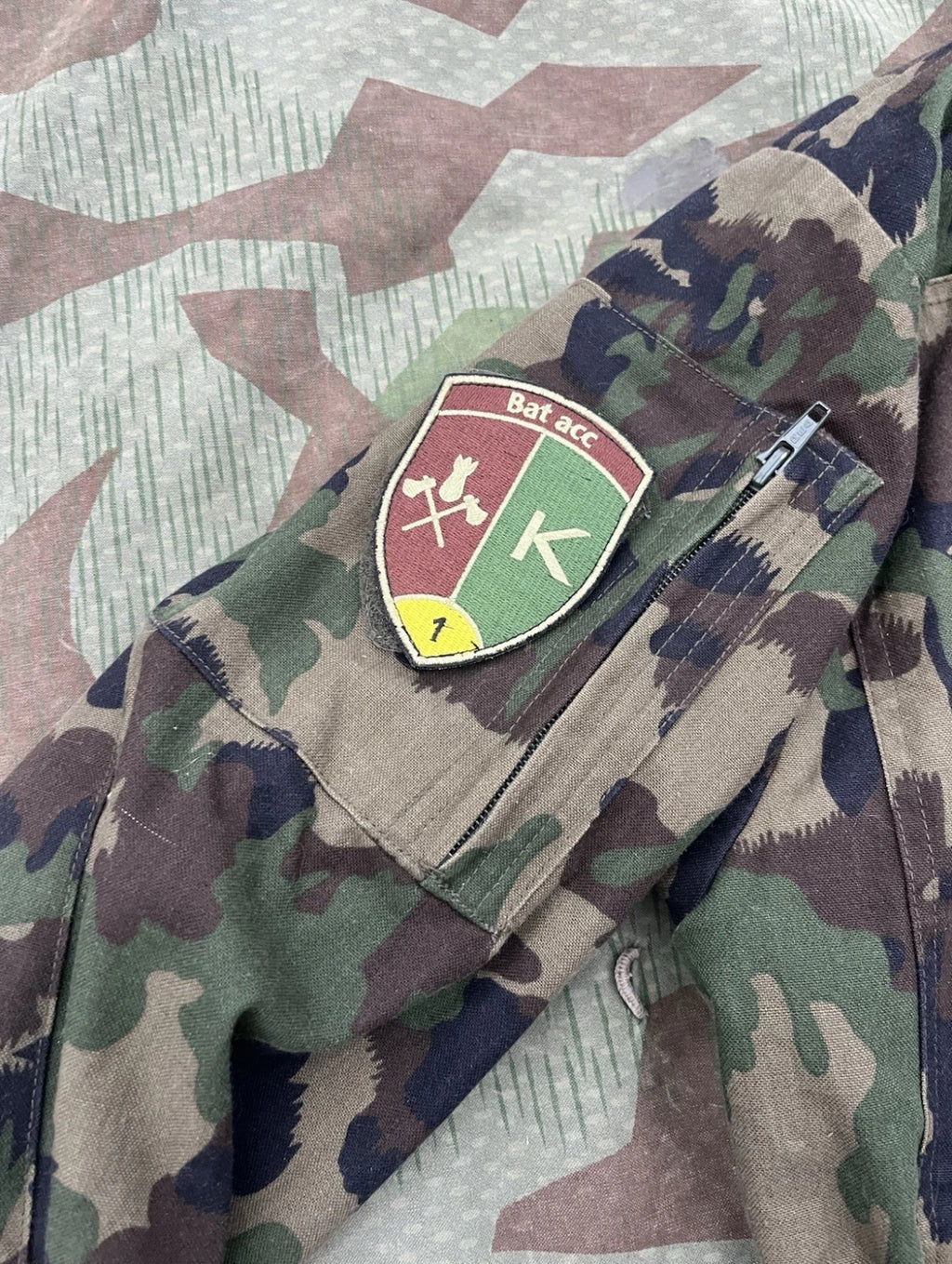 Modern Swiss army cold weather field jacket polar thermal uniform soldier taz 90 camo