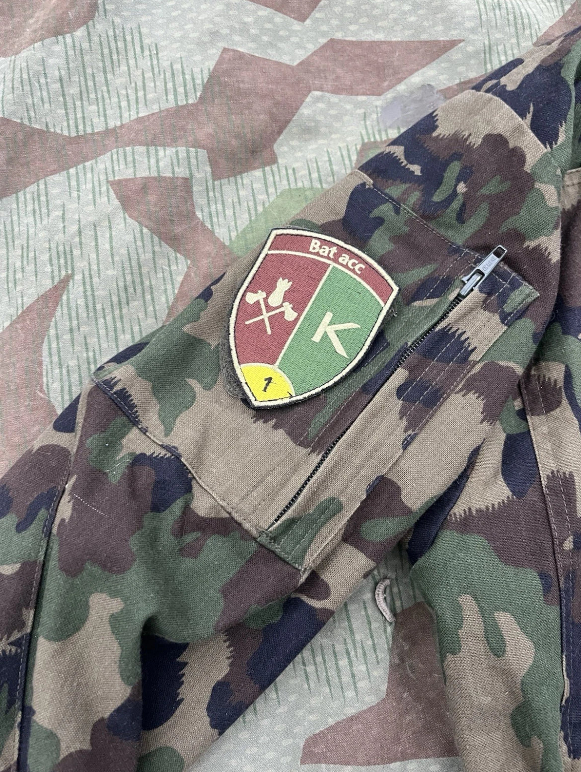 Modern Swiss army cold weather field jacket polar thermal uniform soldier taz 90 camo