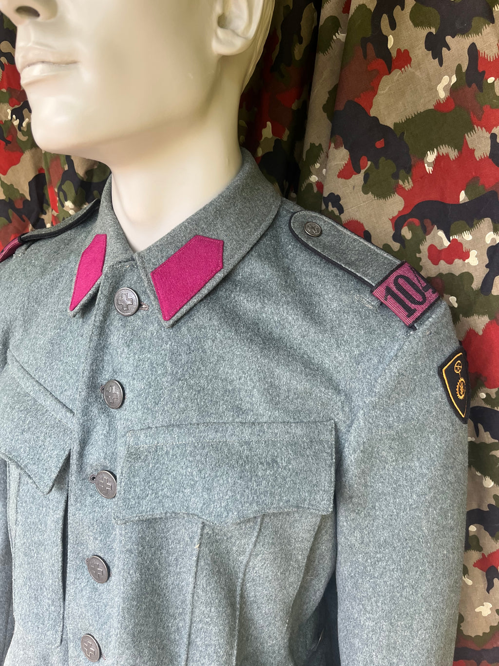 WW2 Swiss army driver motorist jacket uniform soldier ord.40 mid to late war tunic