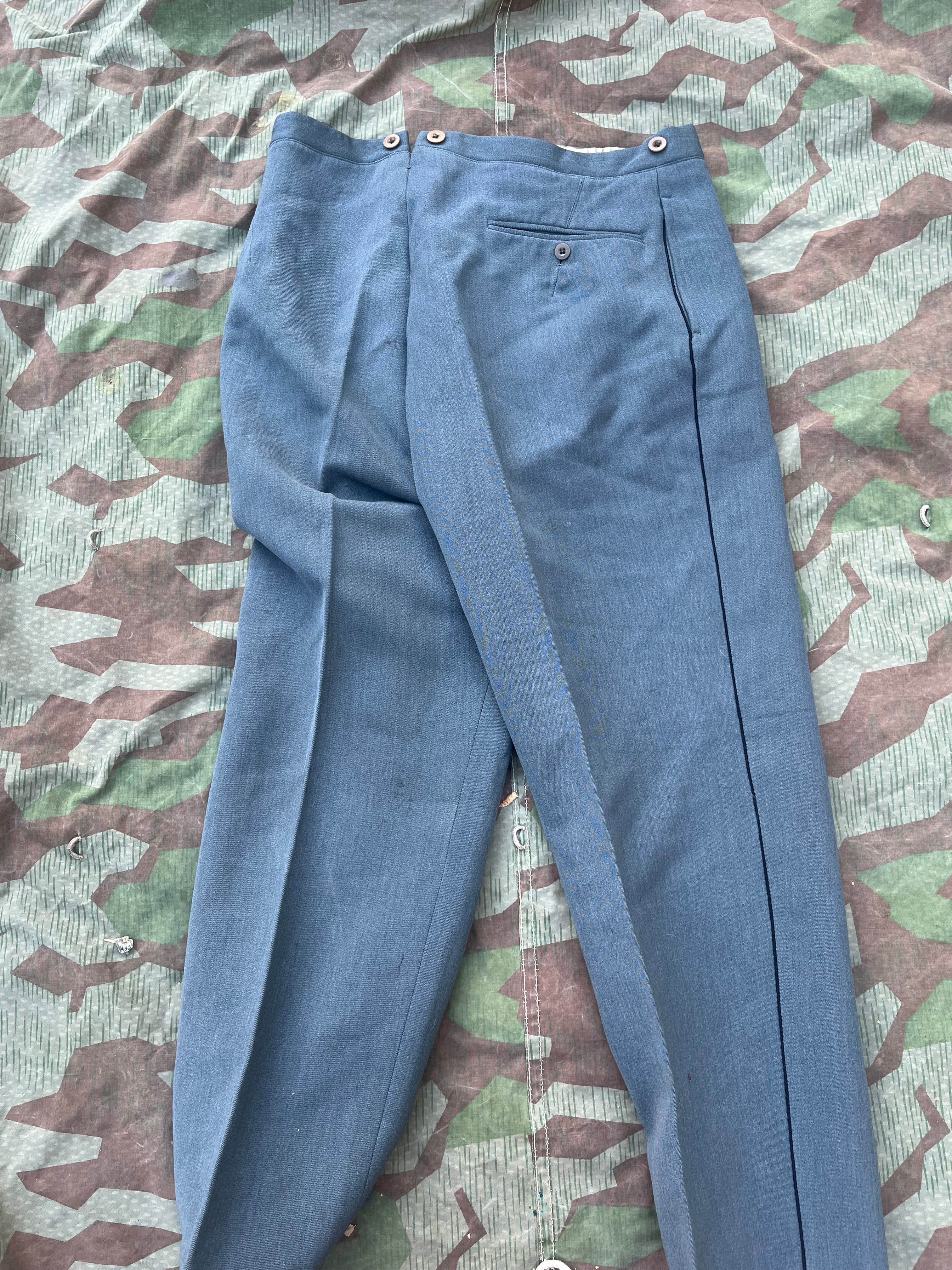 WW2 Swiss army pants straight officer NCO trousers uniform
