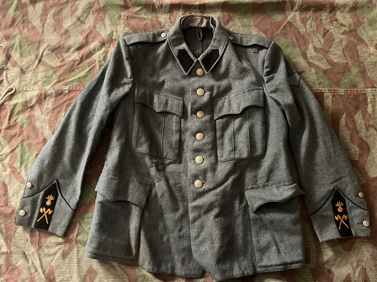 WW2 Swiss army sappers engineers troops jacket soldier uniform mid to late war ord.40