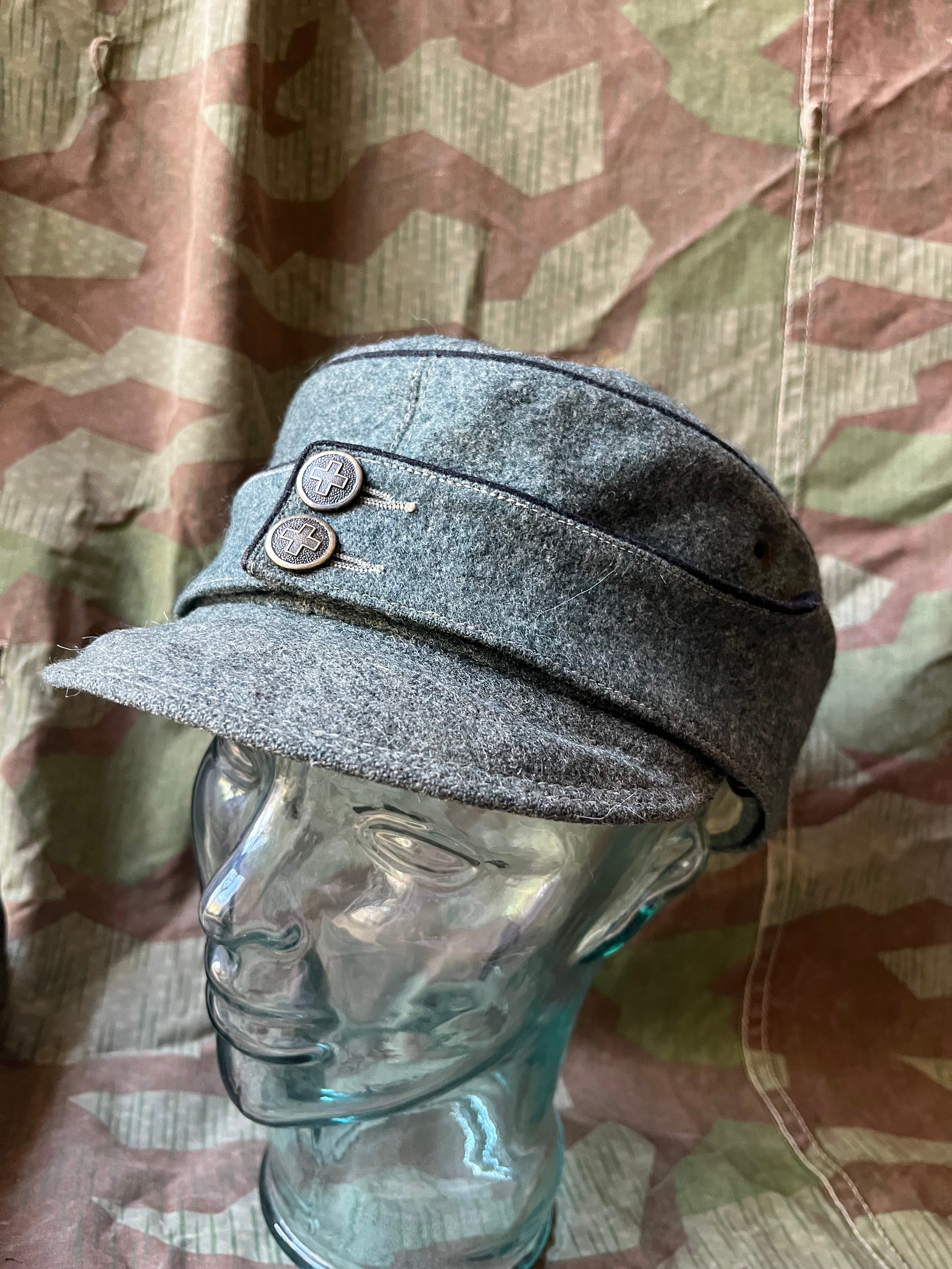WW2 Swiss army field visor cap uniform ord.40 for soldier and NCO size 58