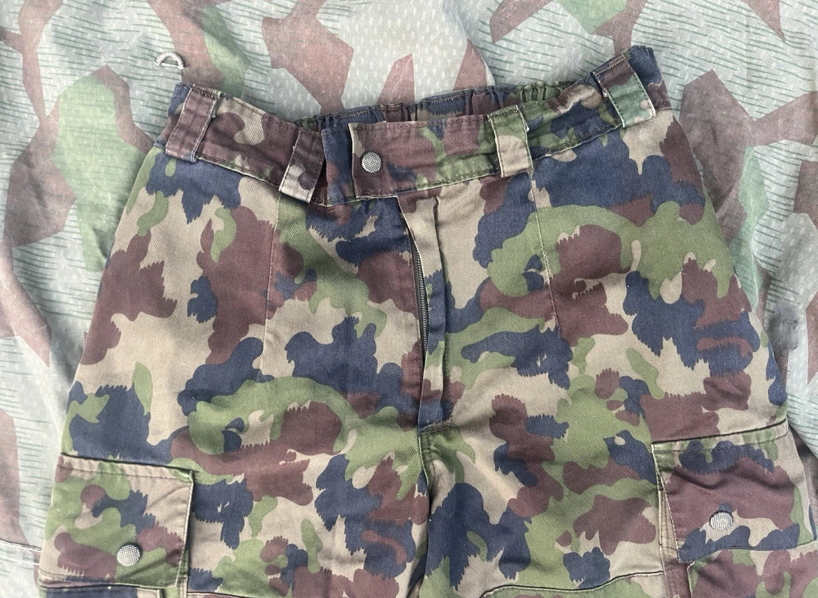 Modern Swiss army taz 90 field combat pants camo uniform soldier