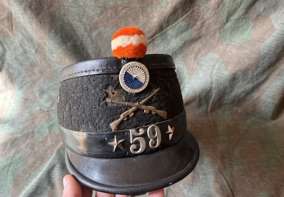 WW1 Swiss army infantry rifleman tschako shako schako hat cap ord.1898 uniform soldier