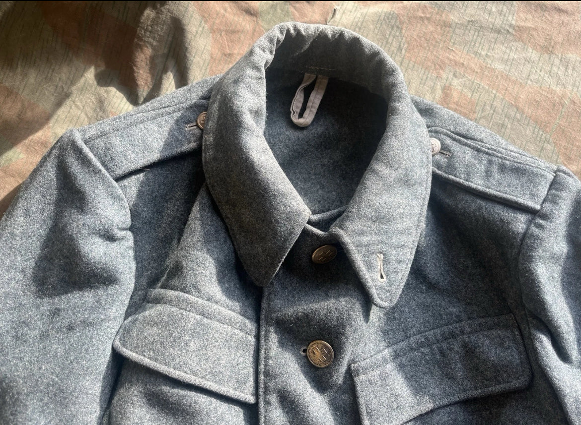 WW2 Swiss army field jacket maneuvers mountain troops uniform soldier ord.40 mid to late war