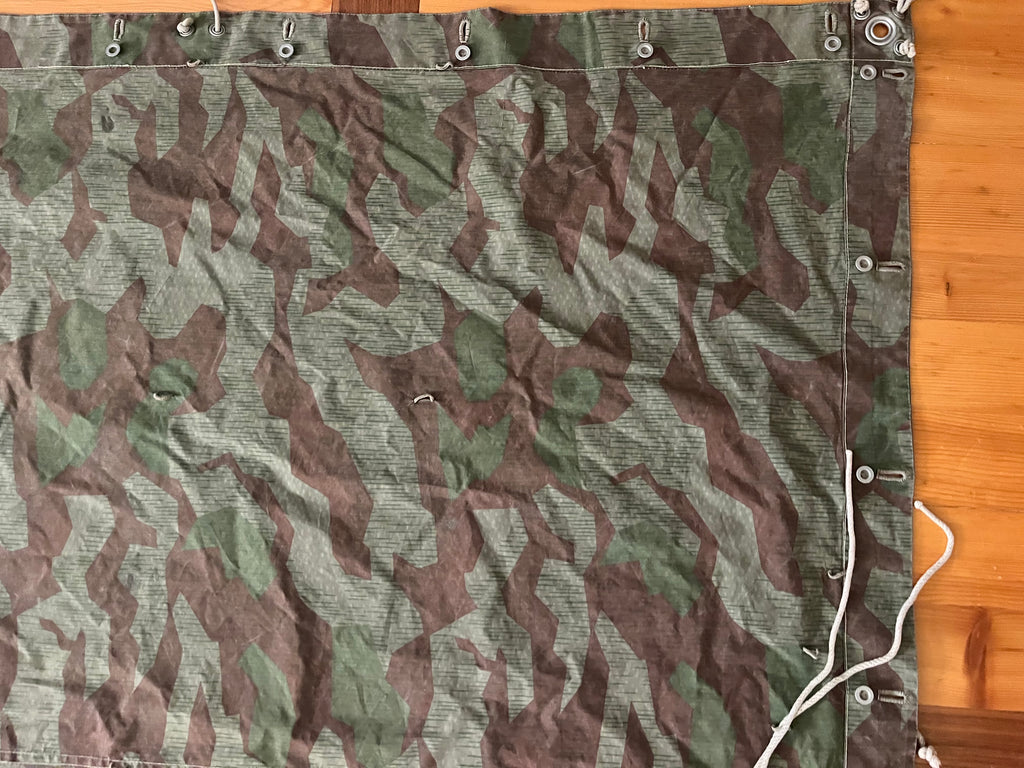 WW2 Swiss army tent half canvas field cover camo model 1906/33