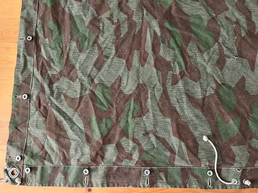 WW2 Swiss army tent half canvas field cover camo model 1906/33