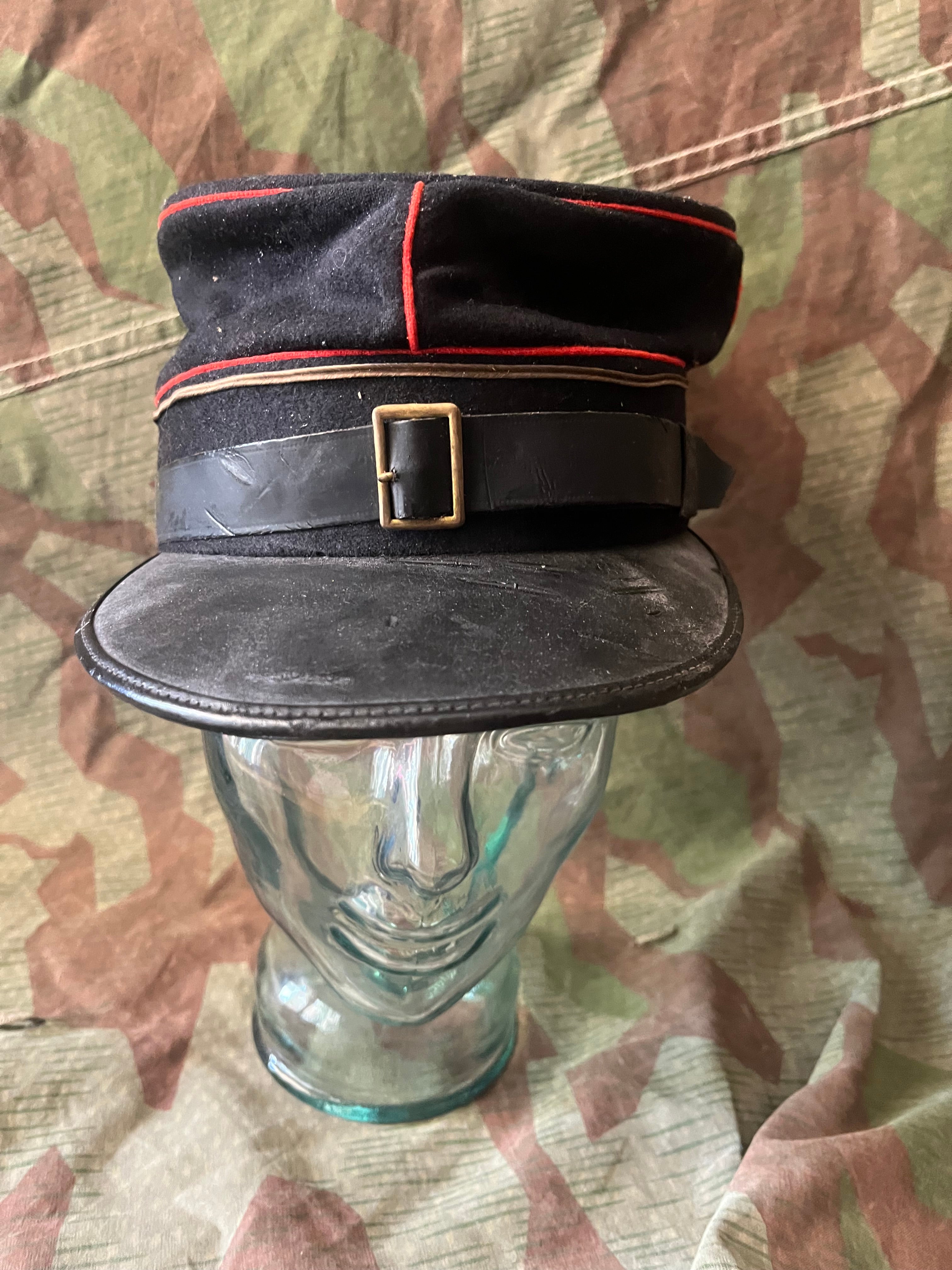 WW1 Swiss army lieutenant  officer visor cap hat kepi uniform ord.1898