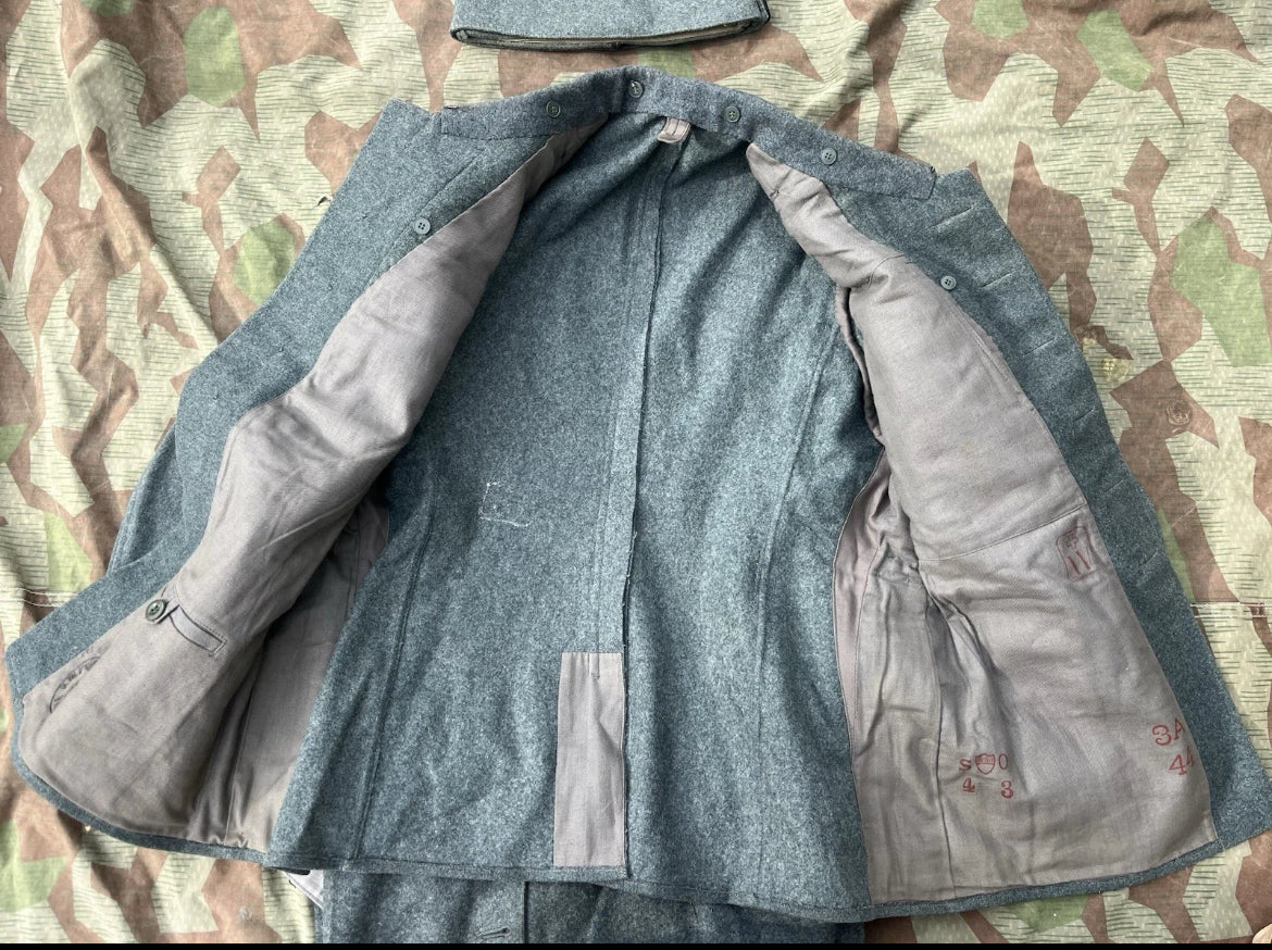 WW2 Swiss army complete uniform artillery soldier jacket pants hat cap ord.40 mid to late war