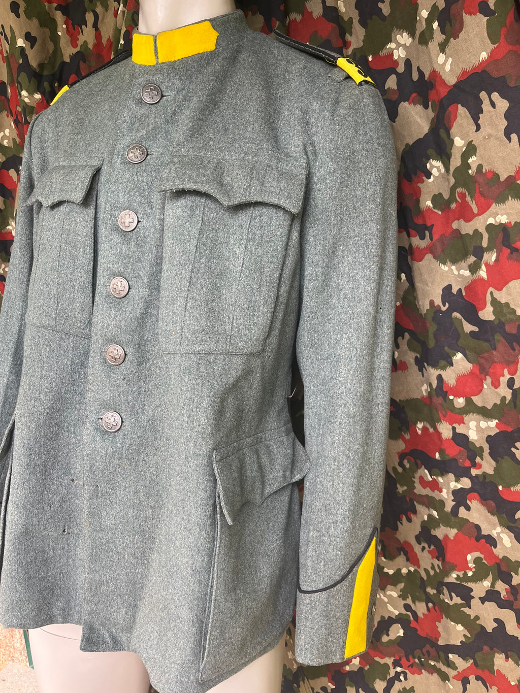 WW2 Swiss army cavalry rider dragoon jacket uniform soldier ord.26 early war tunic