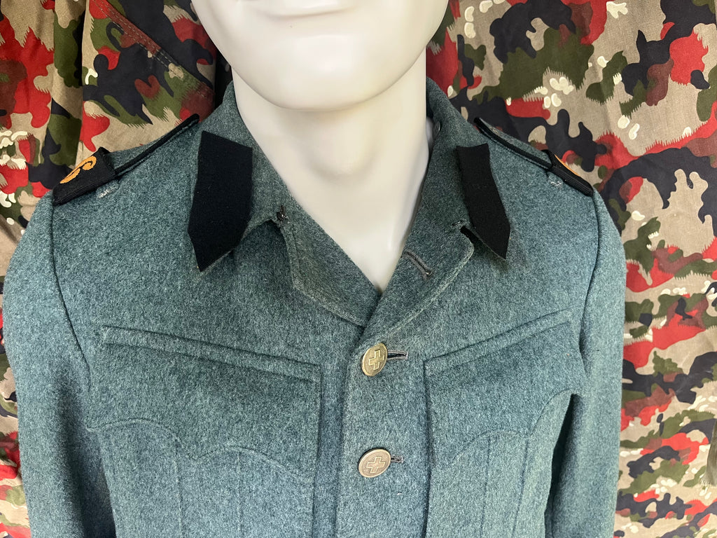 WW2 Swiss army Air Force ground crew jacket uniform soldier ord.40 mid to late war tunic