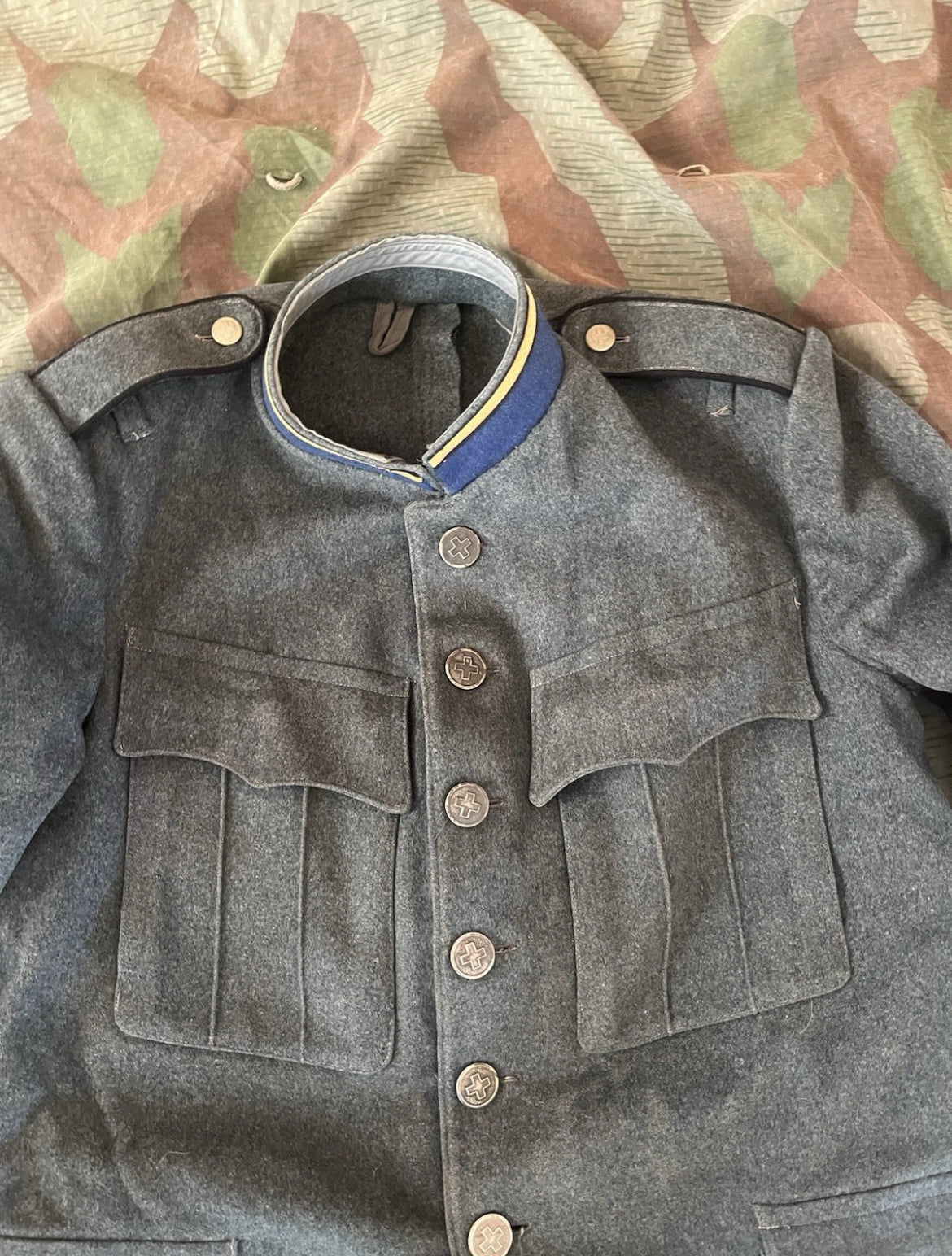 Interwar/WW2 Swiss army mountain medical troops medics jacket sergeant NCO ord.26 uniform early war
