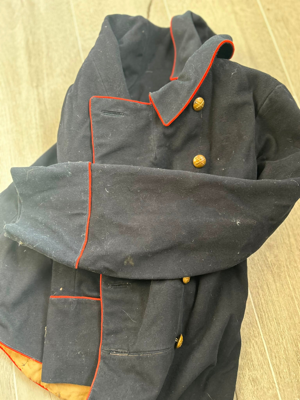 19th century ord.1875 Swiss army artillery jacket uniform soldier wool