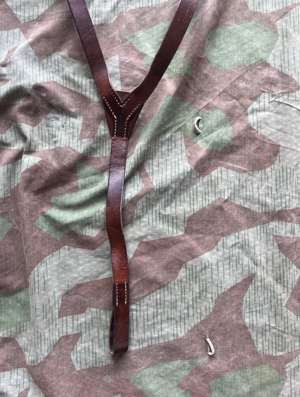 Interwar/WW2 Swiss army y straps webbing suspenders belt ammo uniform soldier