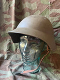 Interwar/ WW2 Swiss army original m18/30 green helmet shell uniform soldier early war