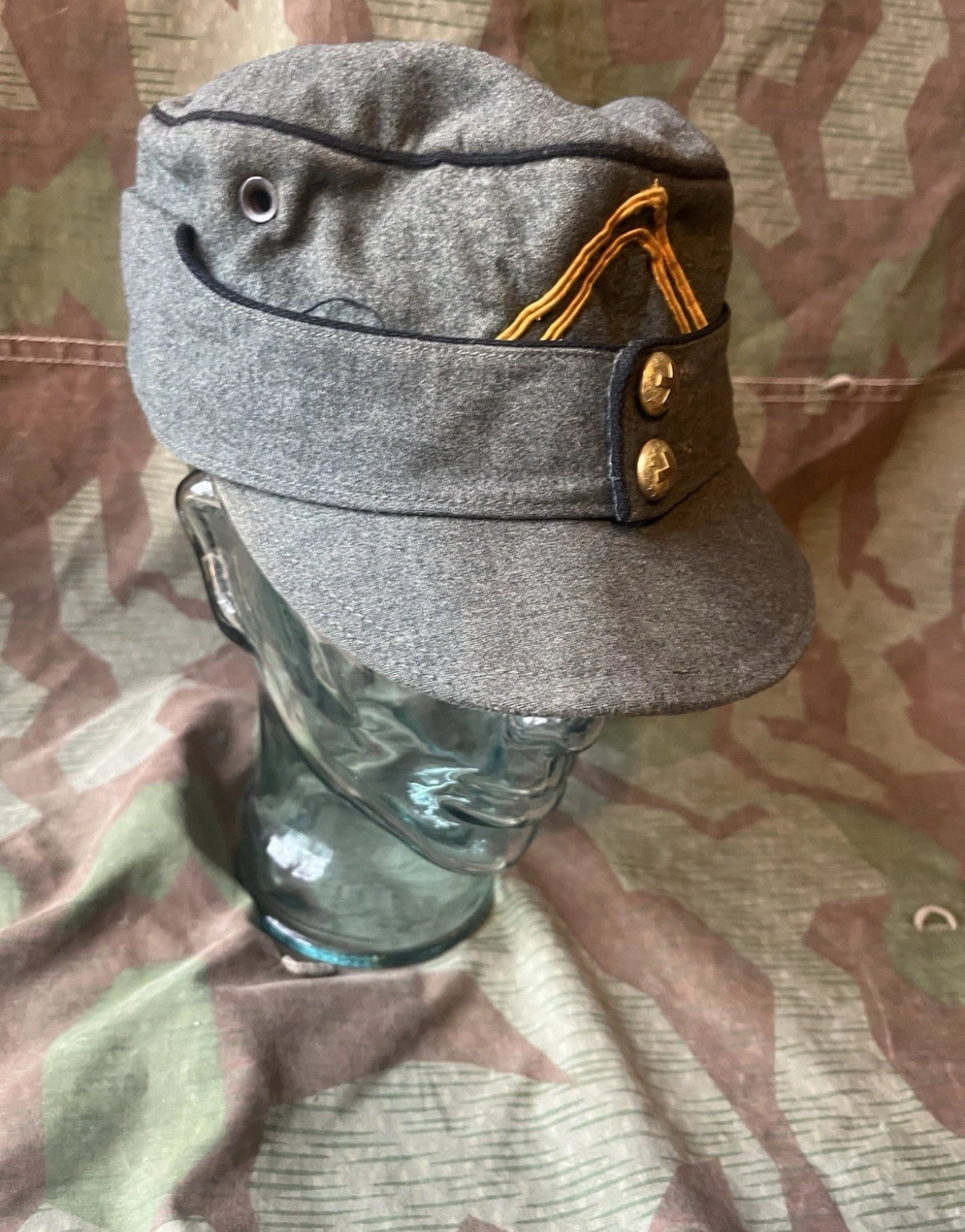 WW2/cold war Swiss army officer field cap captain visor hat uniform ord.40 mid to late war early Cold War