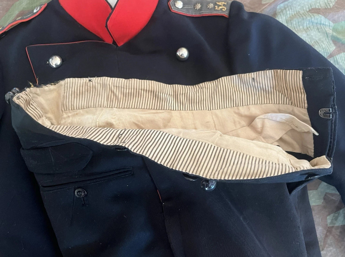 WW1 Swiss army officer first lieutenant complete uniform jacket pants ord.1898