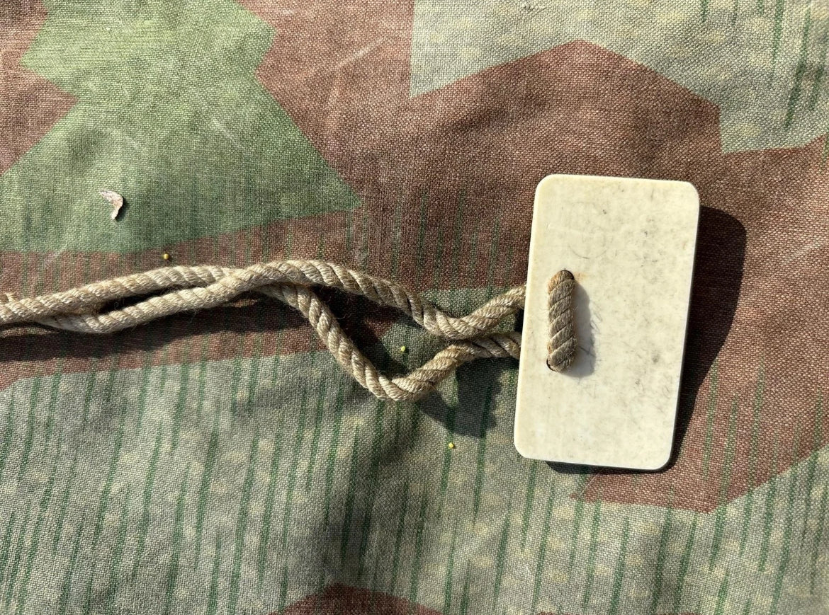 WW1/interwar/WW2 Swiss army blank dog tags grabstein ID identification tags uniform soldier