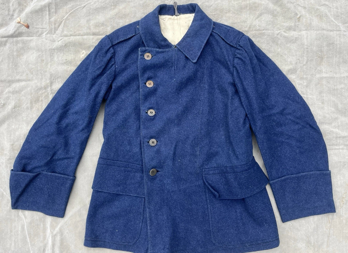 WW1/interwar/WW2 Swiss army rare short coat field jacket maneuvers ord. 1898/15 uniform soldier mountain troops