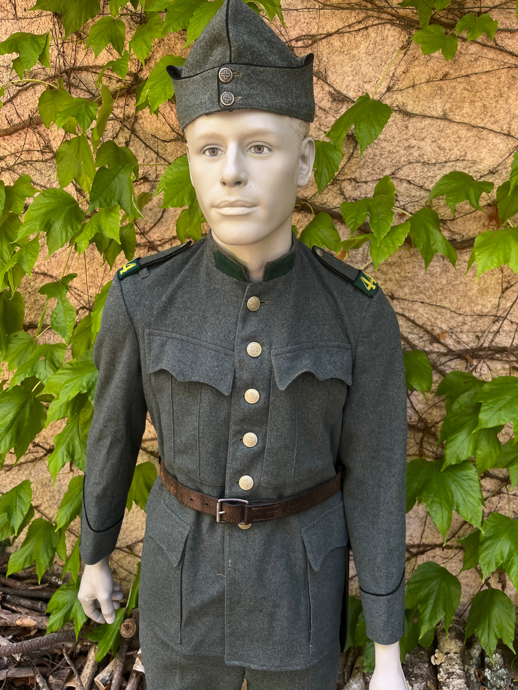 WW2 Swiss army complete service uniform light ord.26 early war soldier infantry rifleman