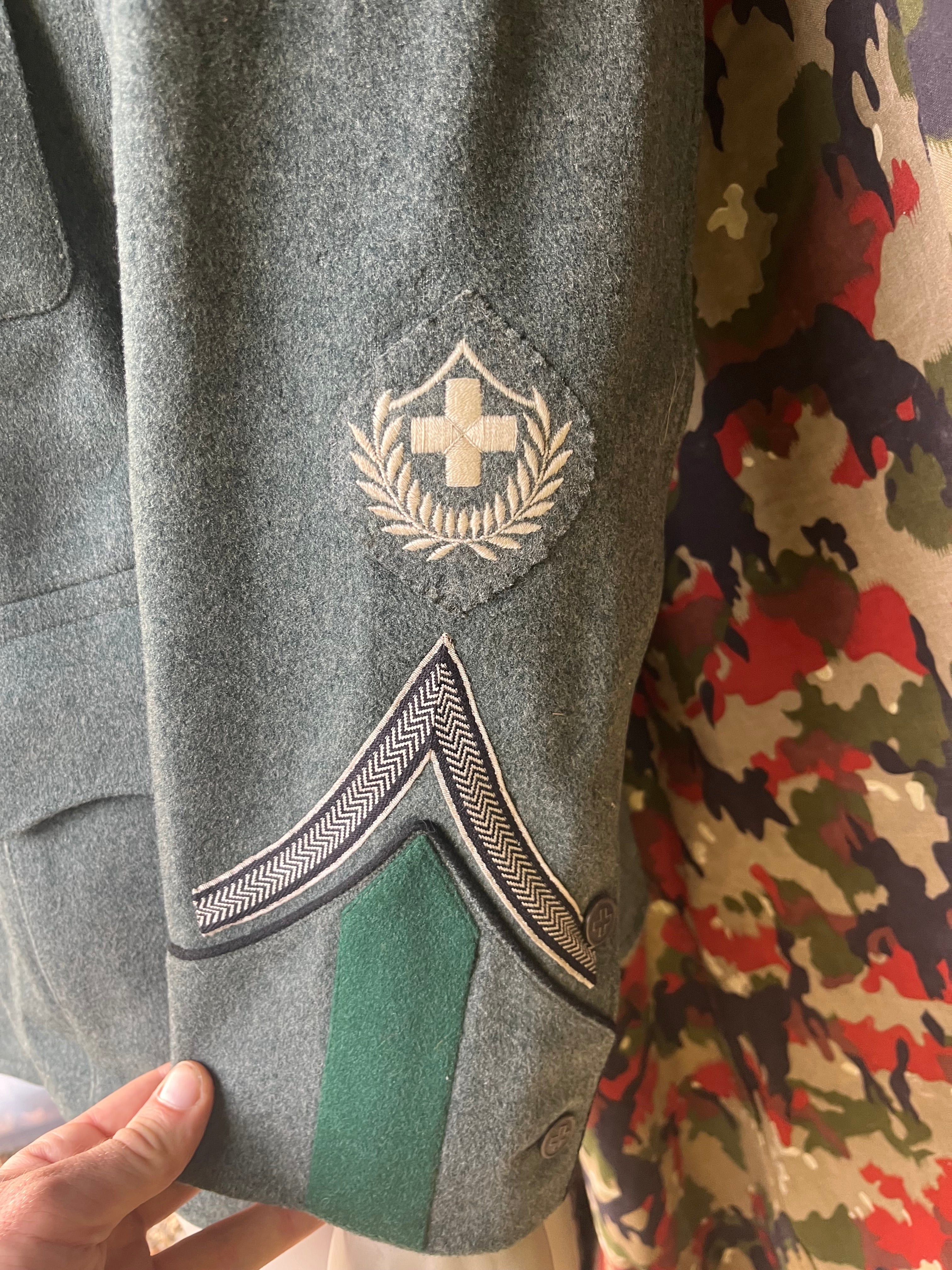 WW2 Swiss army sergeant NCO infantry rifleman jacket uniform ord.40 mid to late war tunic