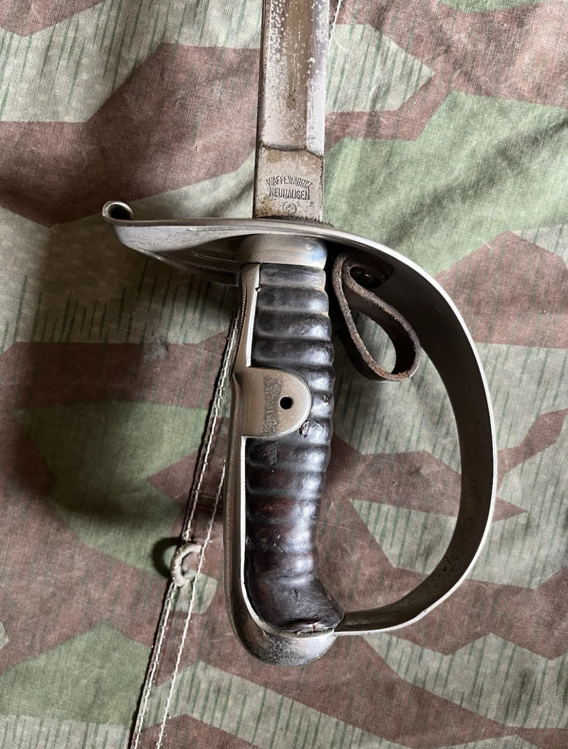 WW1/interwar/WW2 Swiss army cavalry rider sword blade saber with case uniform soldier