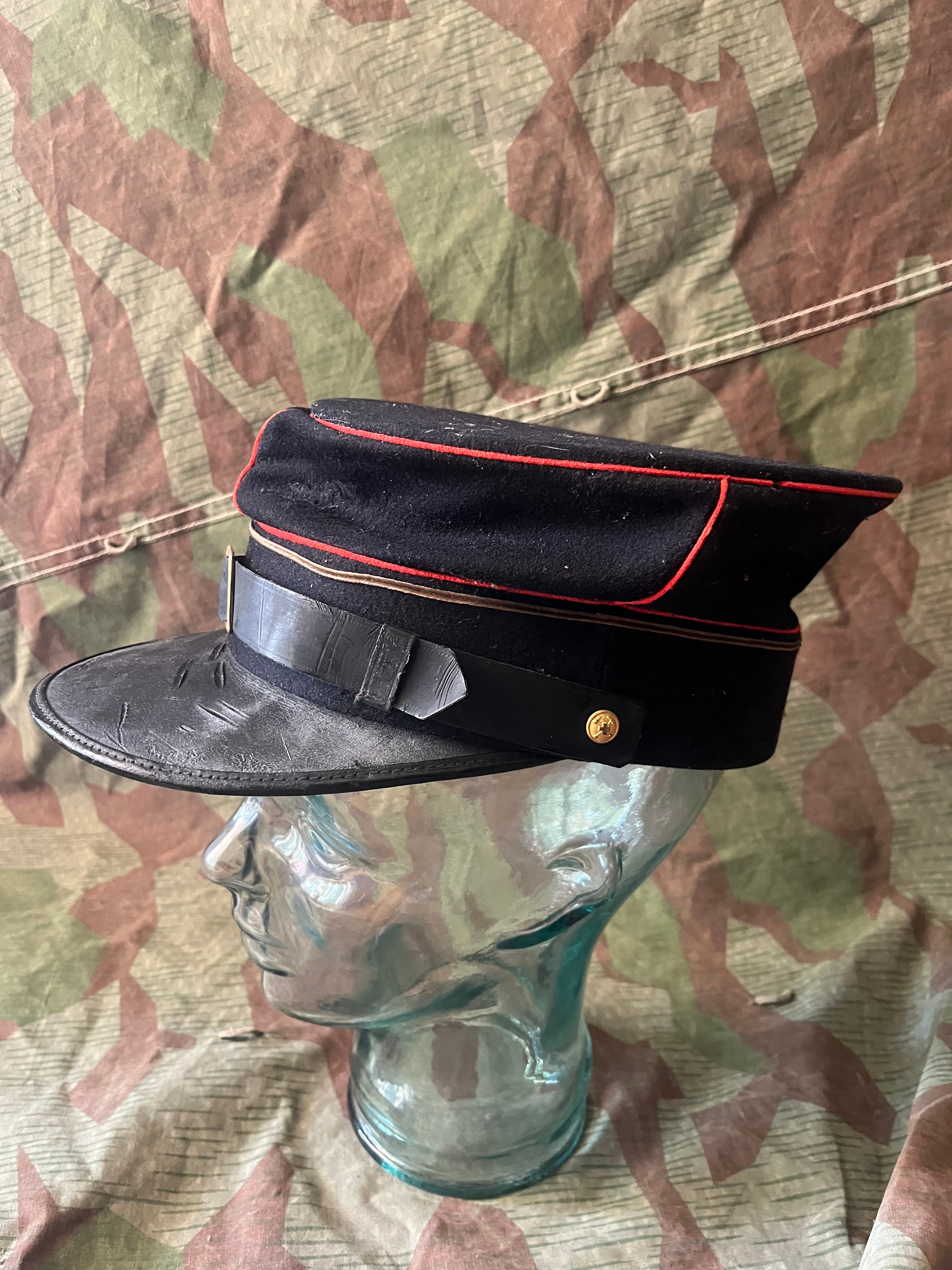 WW1 Swiss army lieutenant  officer visor cap hat kepi uniform ord.1898