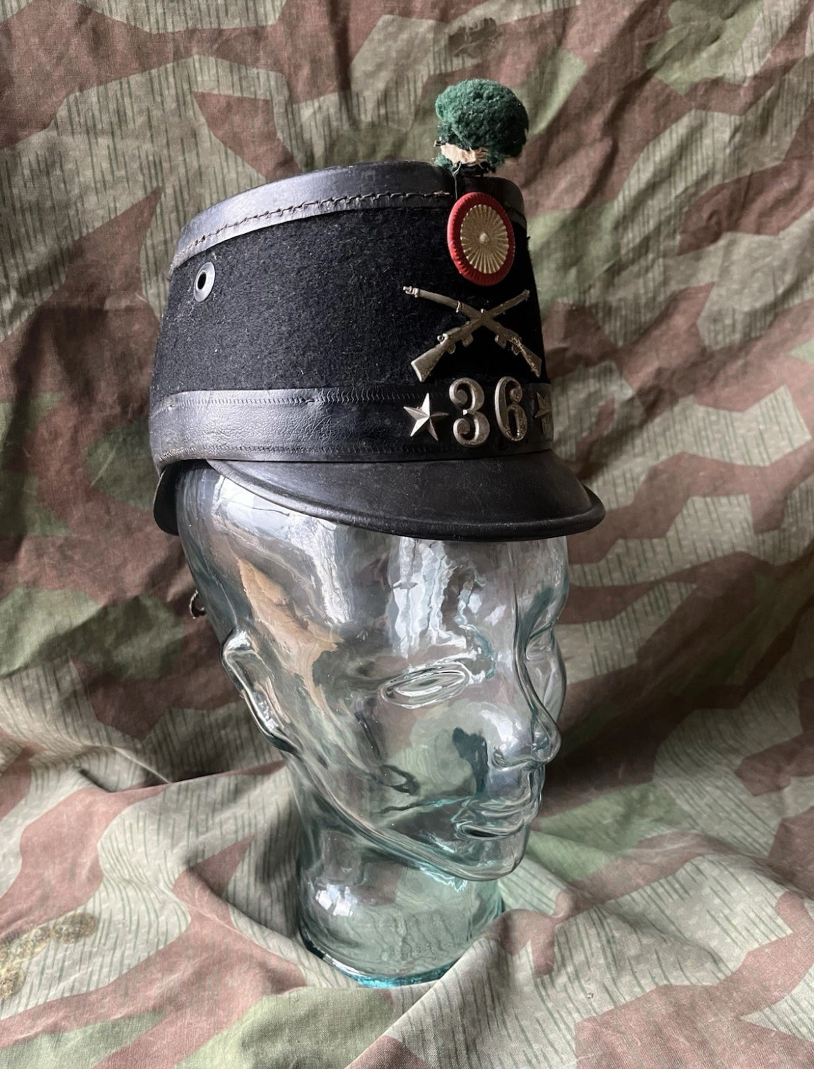 WW1 Swiss army infantry rifleman tschako shako schako hat cap ord.1898 uniform soldier