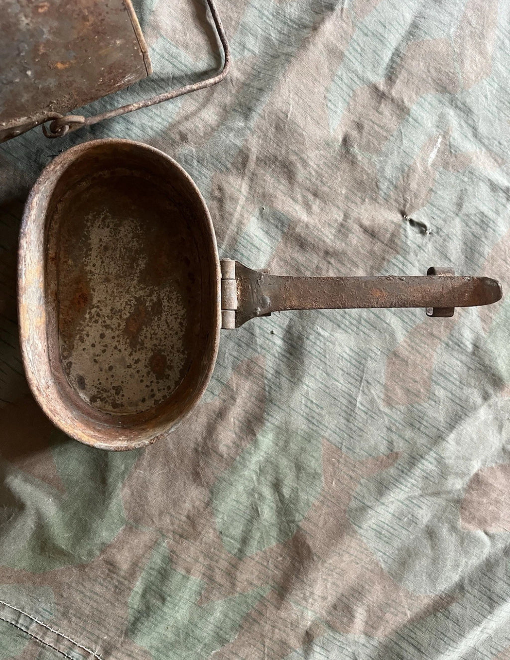 WW1 rare Swiss army mess tin eating equipment bowl kit field gear