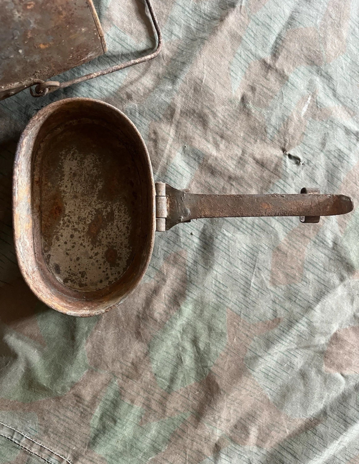 WW1 rare Swiss army mess tin eating equipment bowl kit field gear