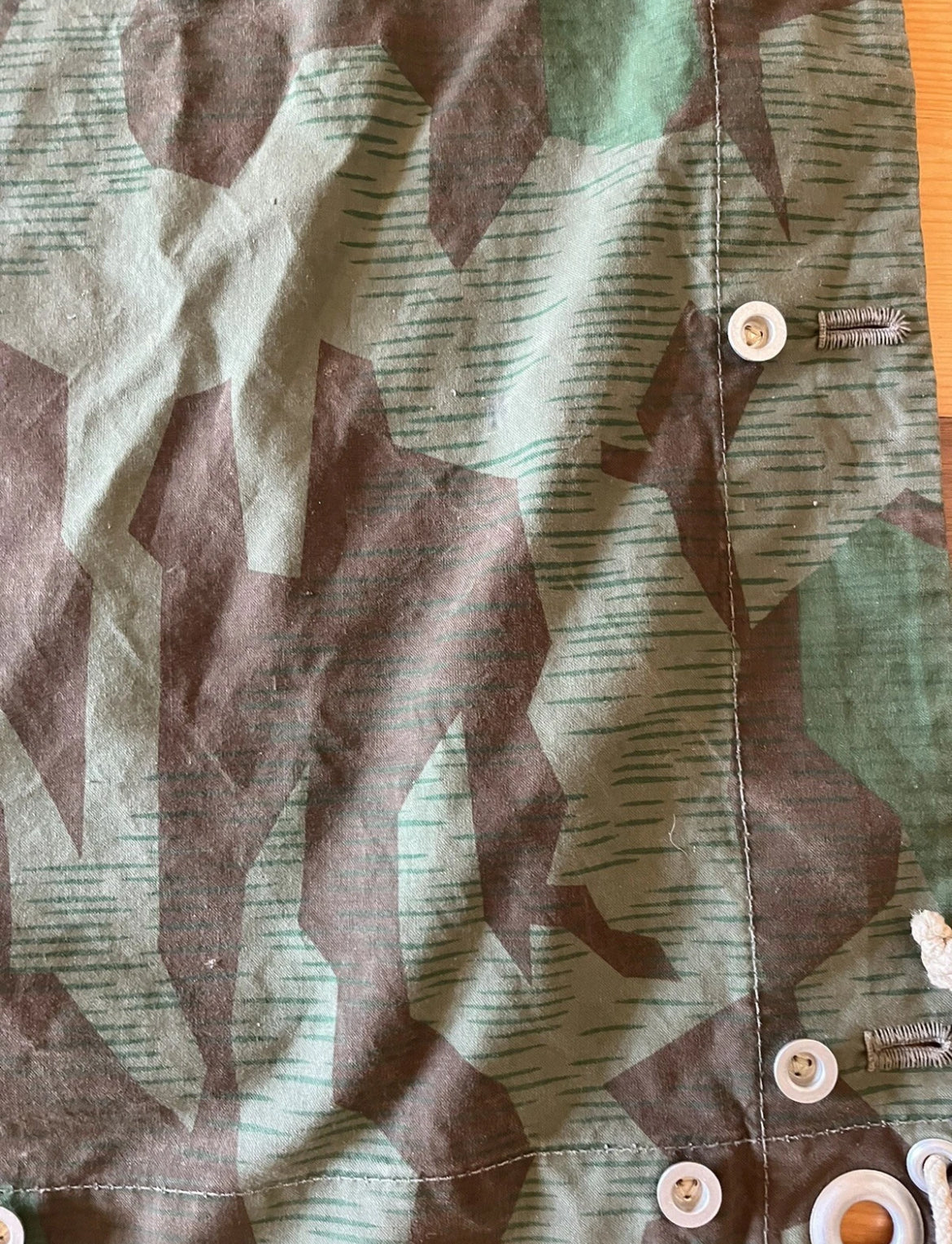 WW2 Swiss army tent half canvas field cover camo model 1906/33
