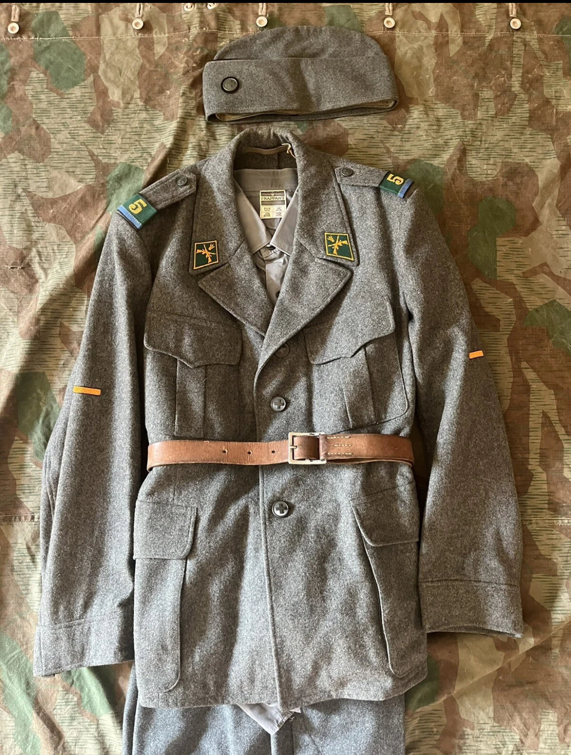 Cold War Swiss army complete machine gunner uniform soldier infantry ord.49