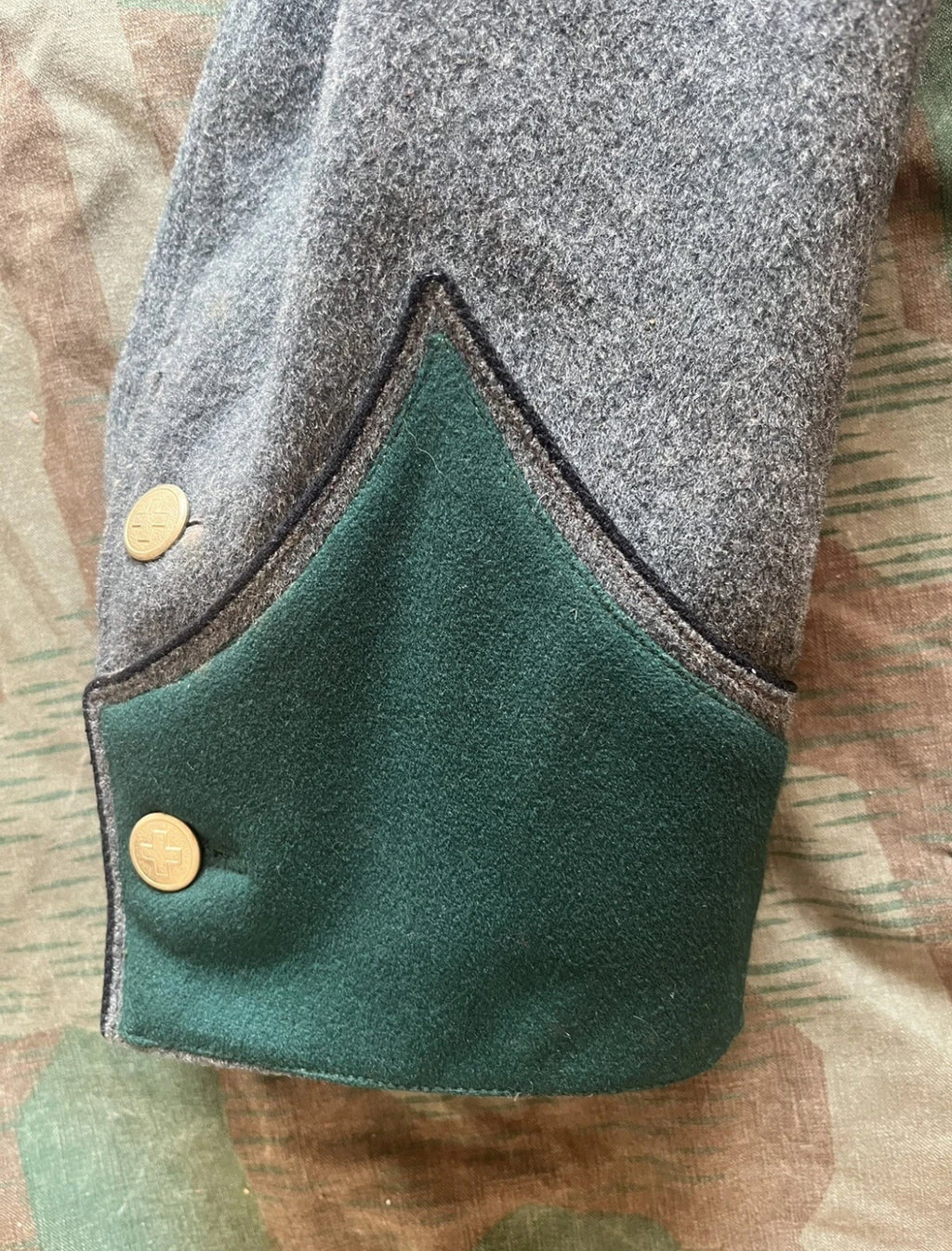 Rare interwar/WW2 Swiss army carabiner elite infantry jacket uniform jacket ord.26 early war
