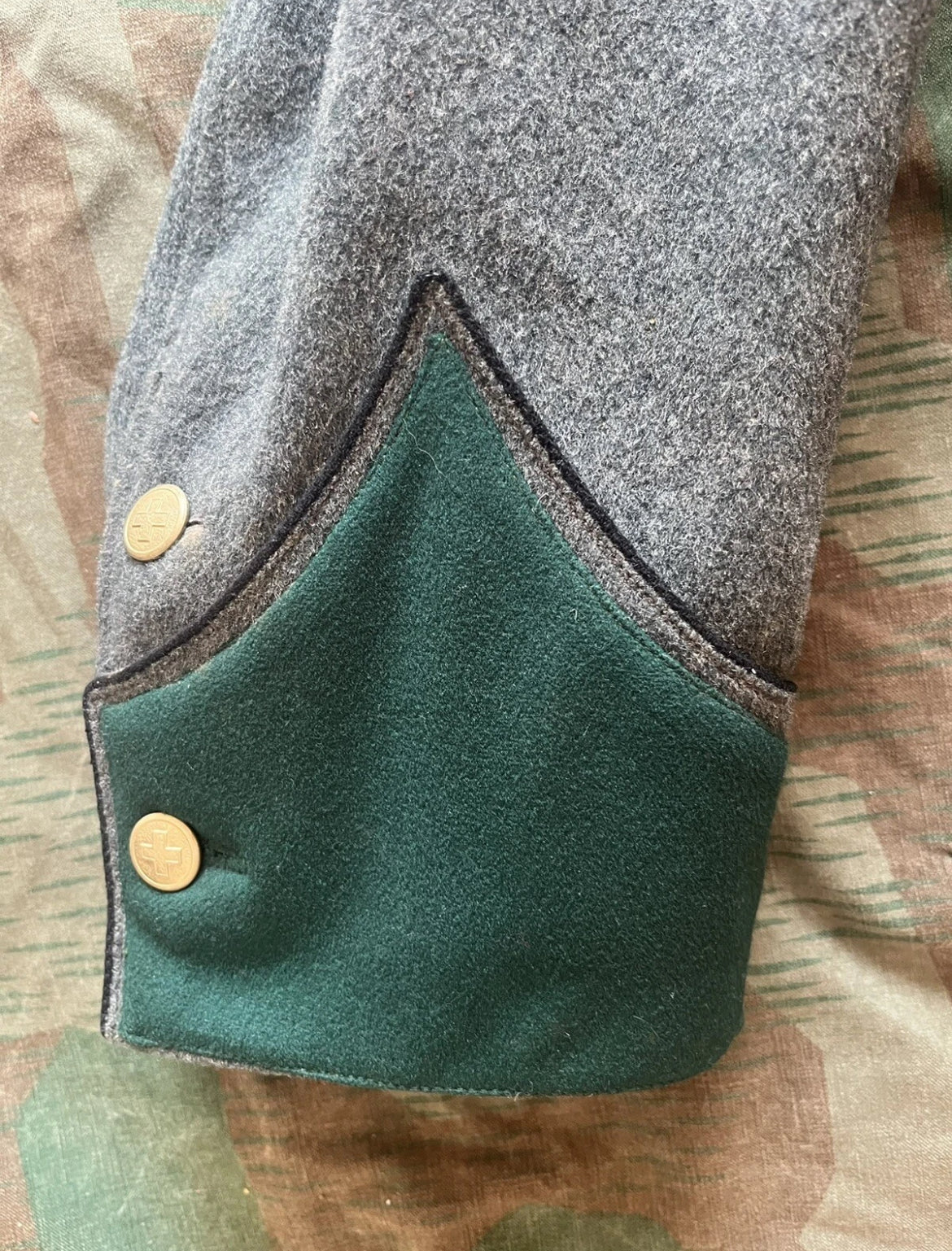 Rare interwar/WW2 Swiss army carabiner elite infantry jacket uniform jacket ord.26 early war