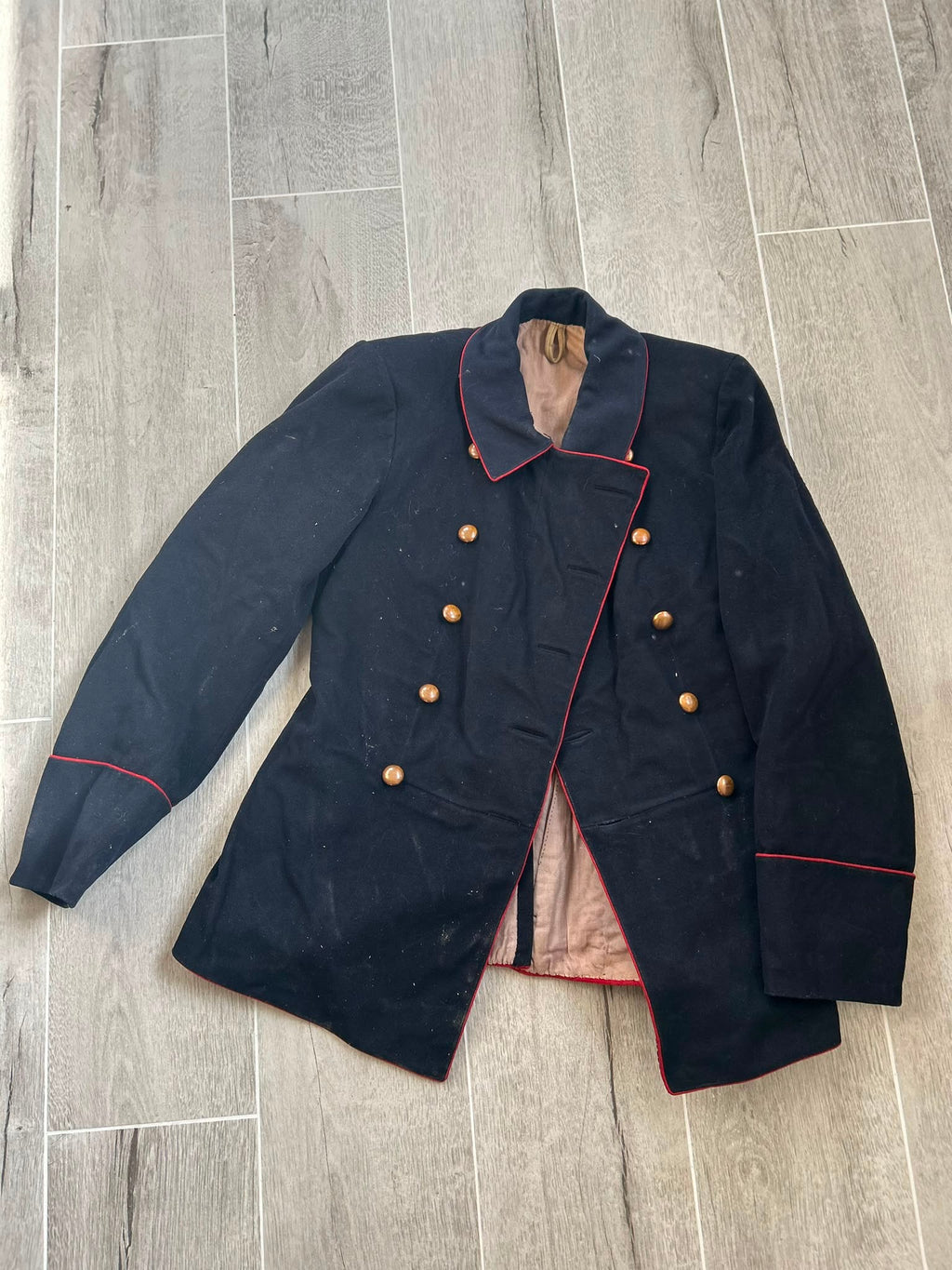 19th century ord.1875 Swiss army artillery jacket uniform soldier wool