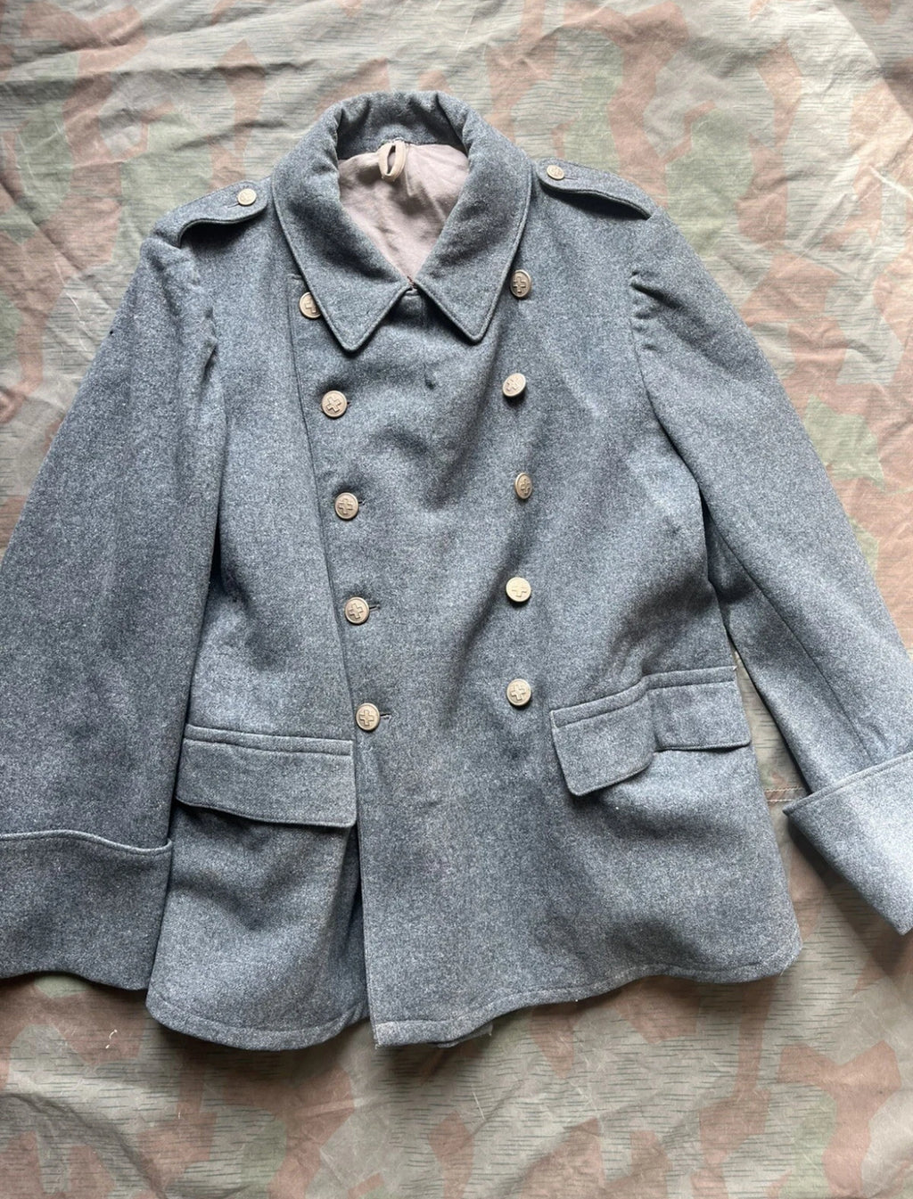 Interwar/ww2 Swiss army short coat jacket field uniform soldier mountain troops maneuvers ord.26 early war