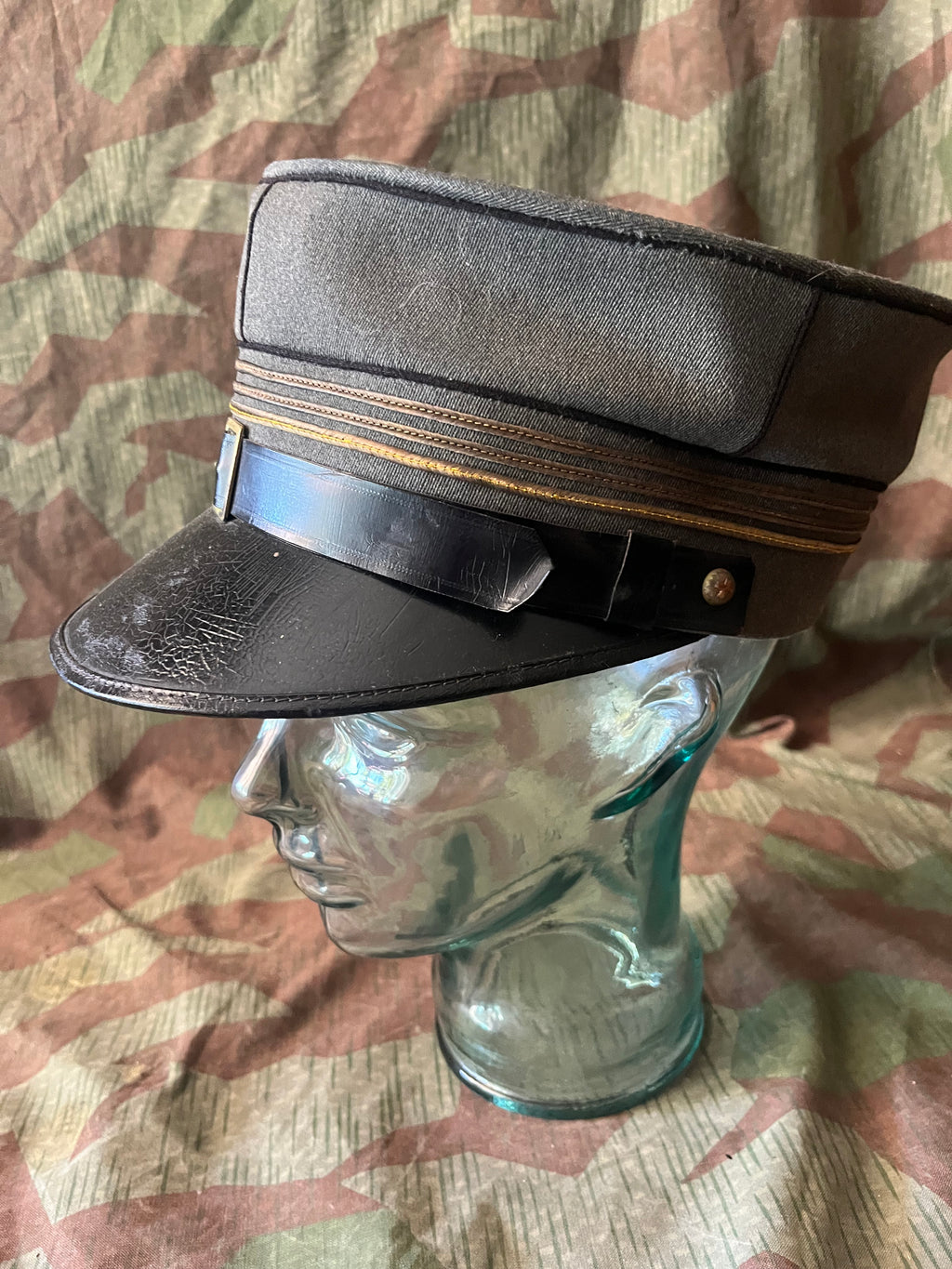WW2 Swiss army captain officer visor cap hat kepi uniform ord.1926