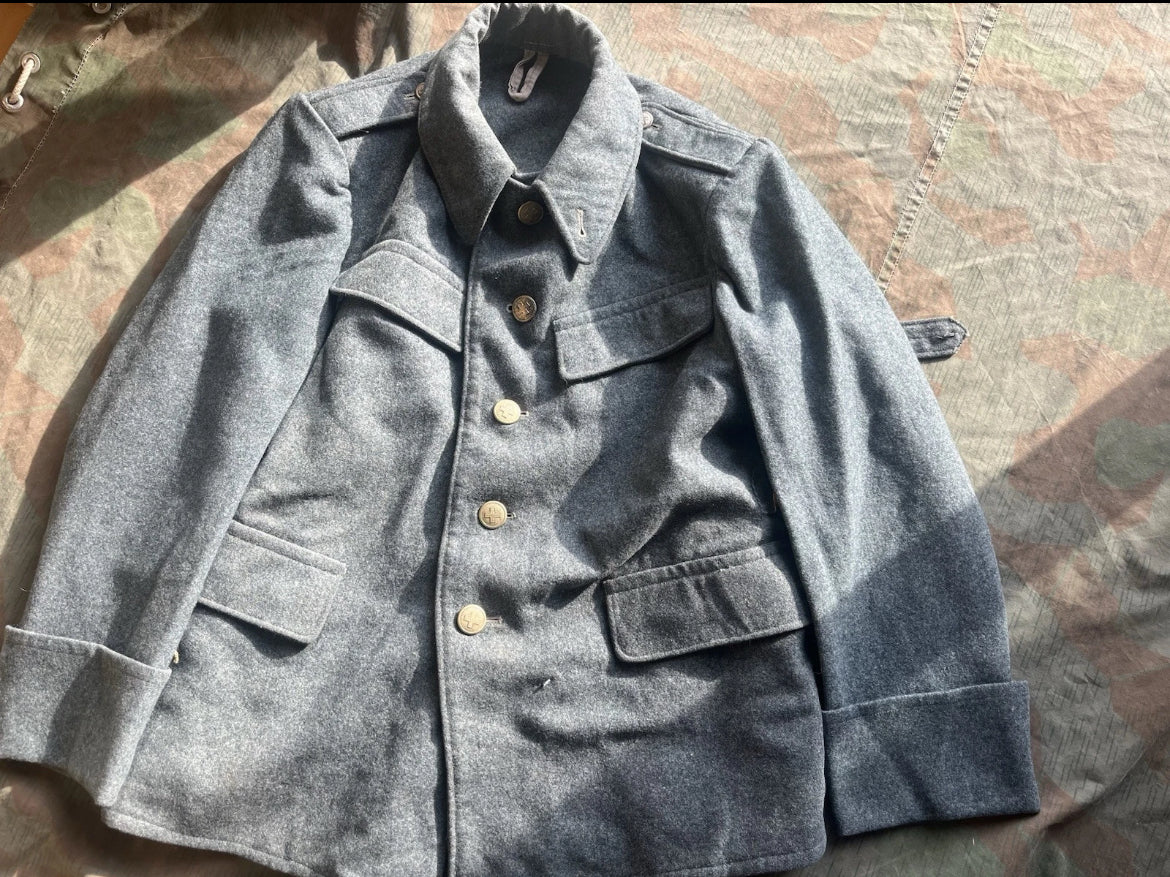WW2 Swiss army field jacket maneuvers mountain troops uniform soldier ord.40 mid to late war