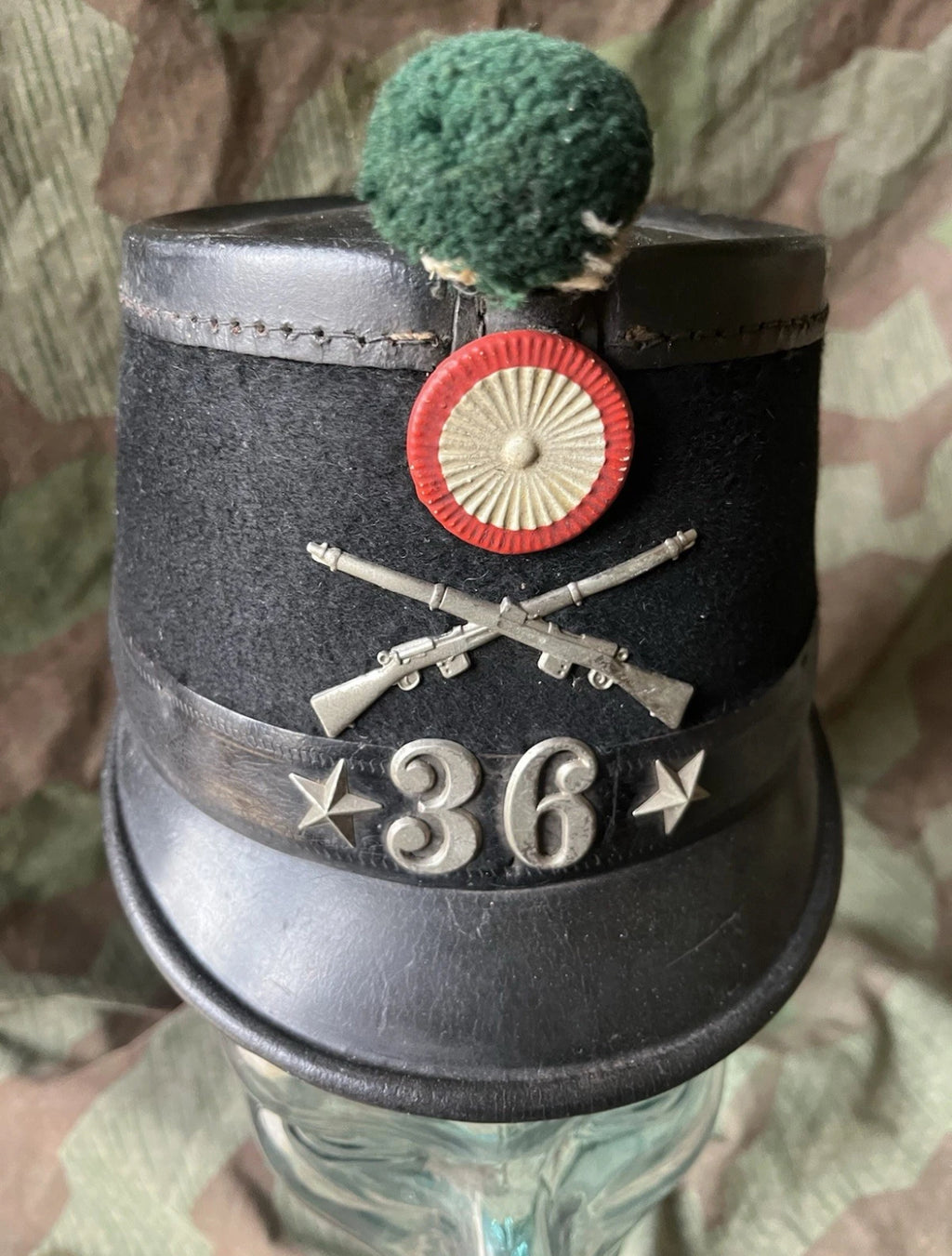 WW1 Swiss army infantry rifleman tschako shako schako hat cap ord.1898 uniform soldier