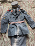 Cold War Swiss army complete uniform officer first lieutenant artillery tank