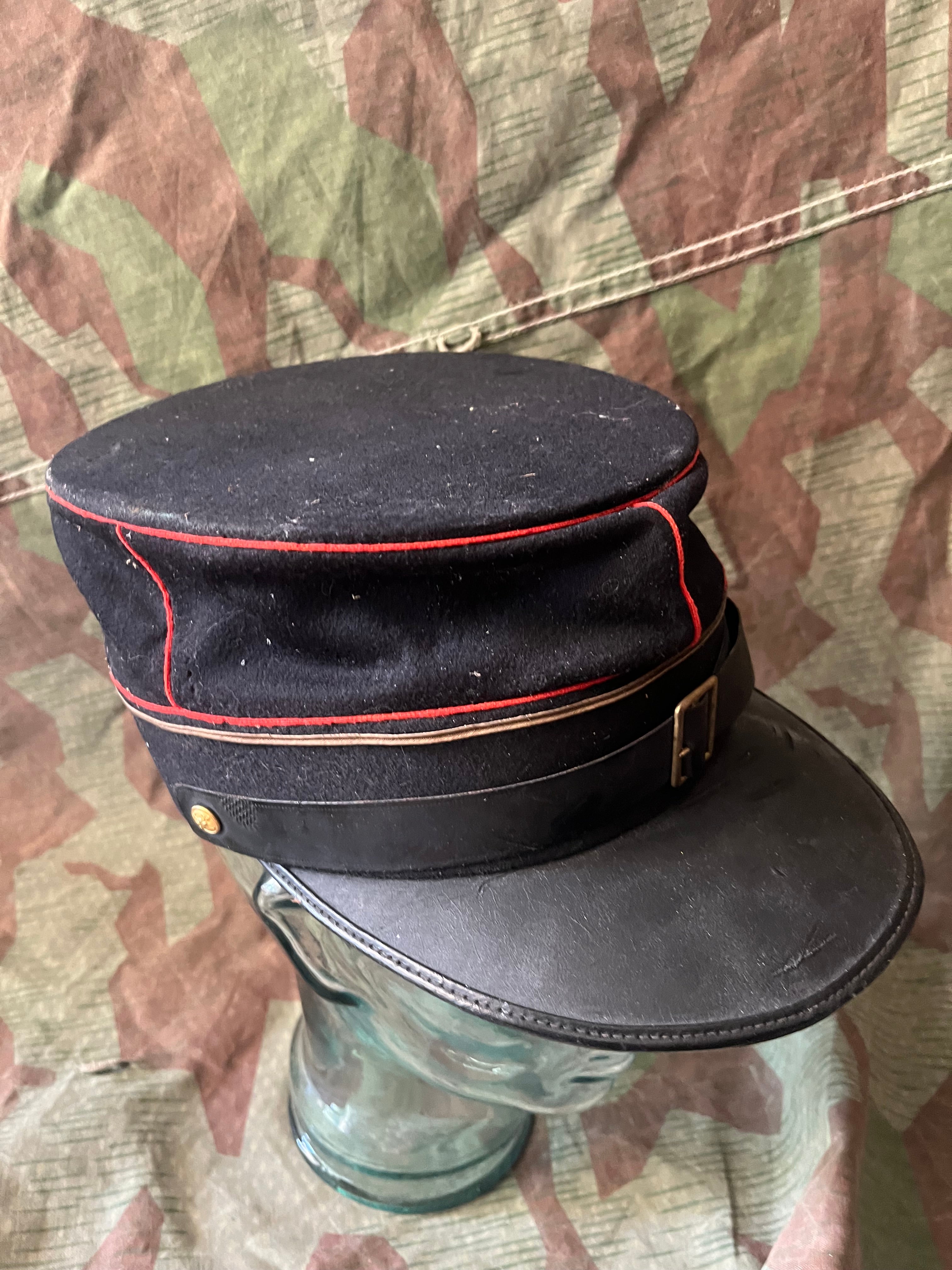 WW1 Swiss army lieutenant  officer visor cap hat kepi uniform ord.1898