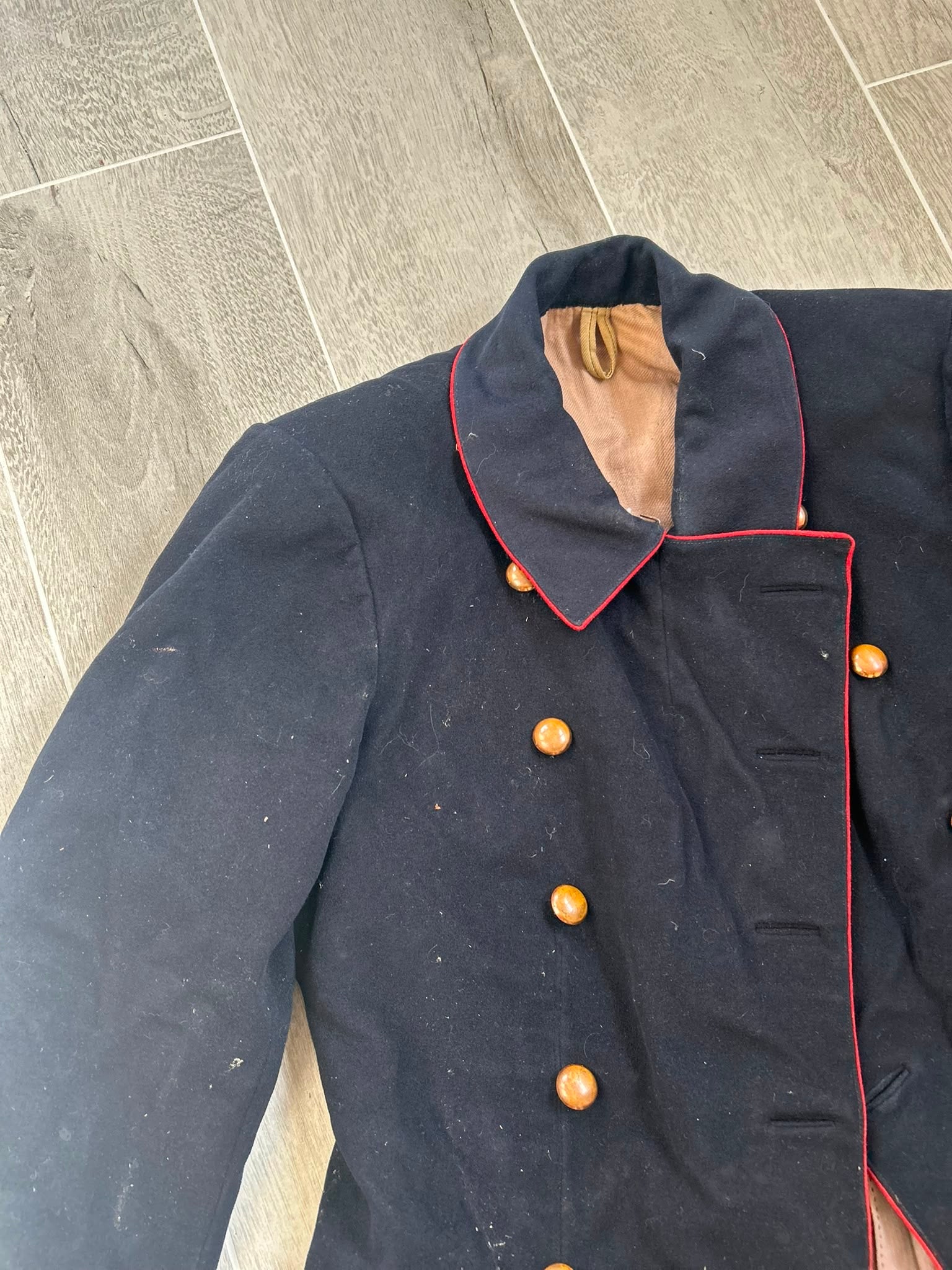 19th century ord.1875 Swiss army artillery jacket uniform soldier wool