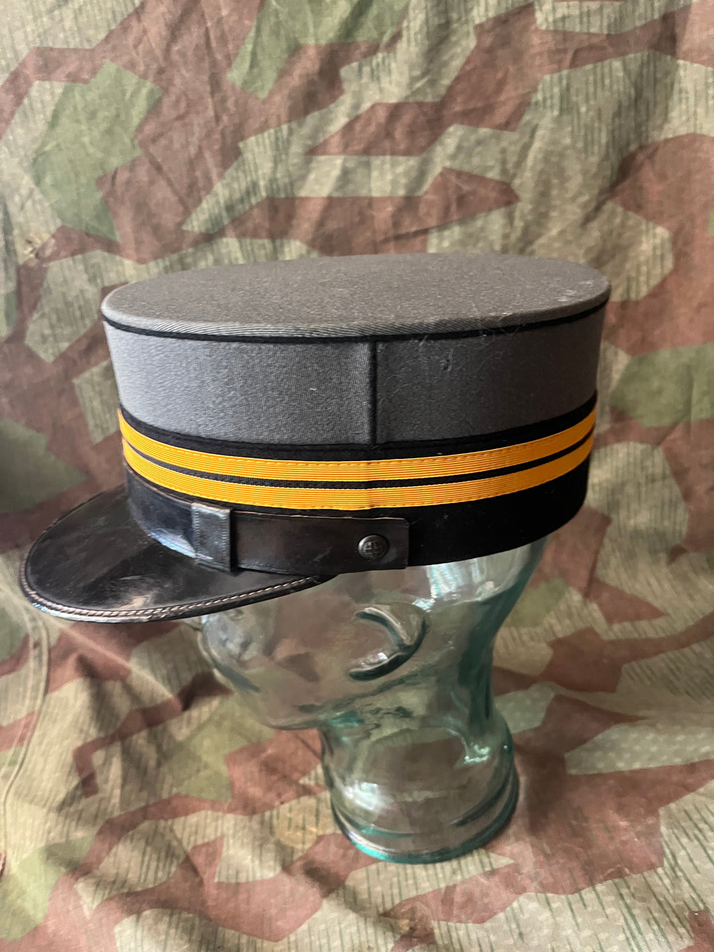 Cold War Swiss army lieutenant colonel officer visor cap hat kepi uniform ord.1949