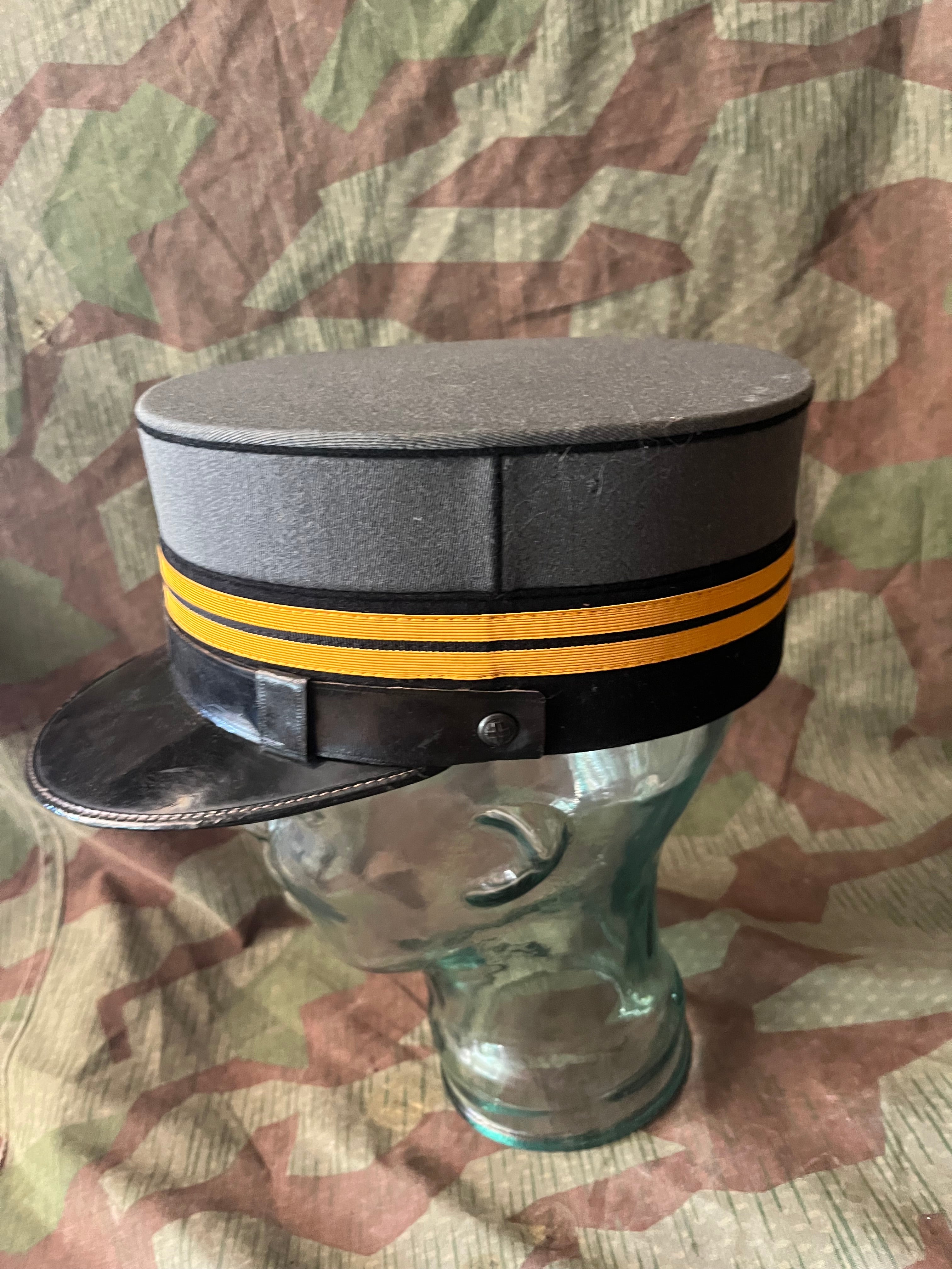 Cold War Swiss army lieutenant colonel officer visor cap hat kepi uniform ord.1949
