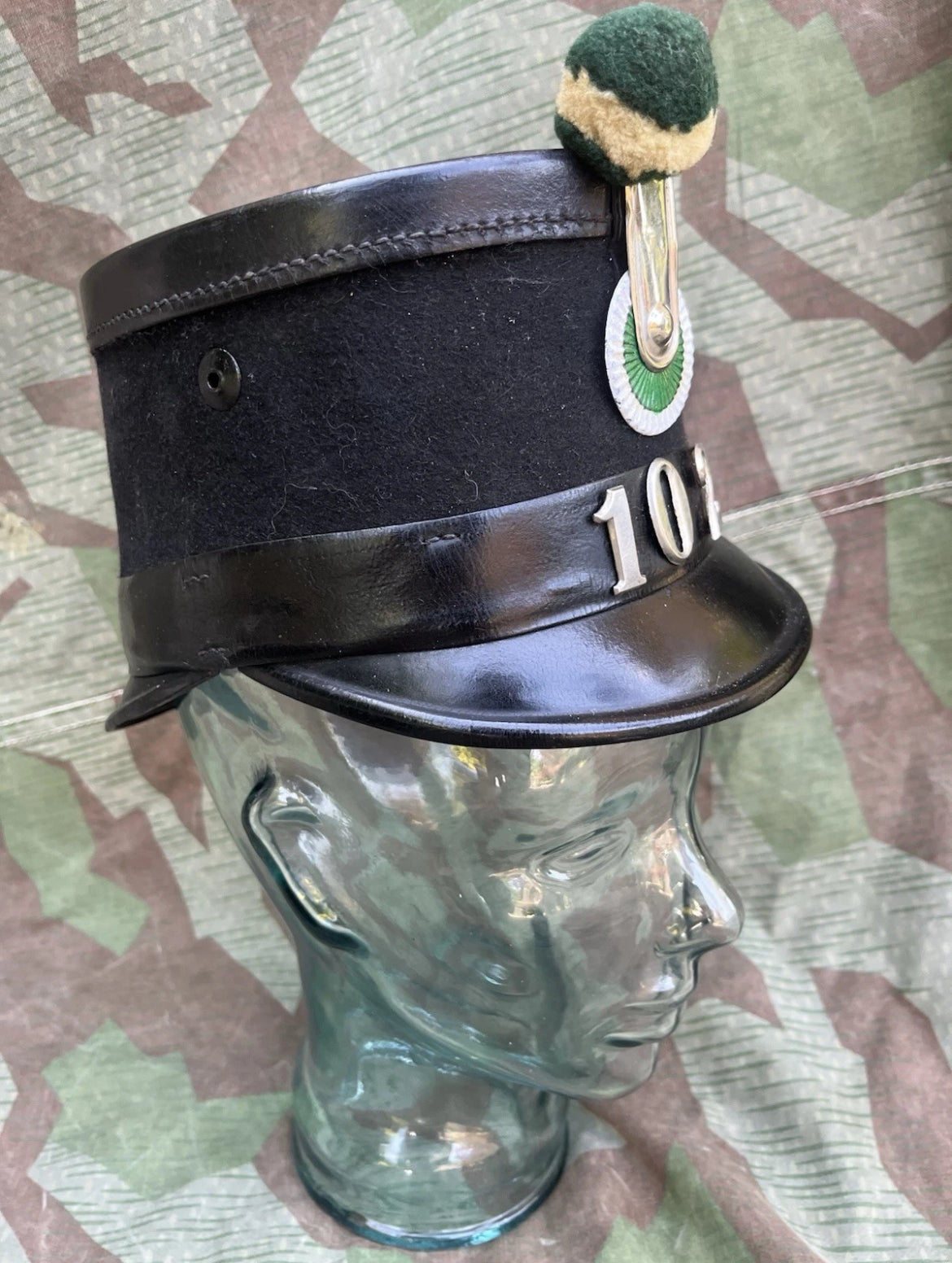 19th century Swiss army tschako shako schako hat cap uniform soldier