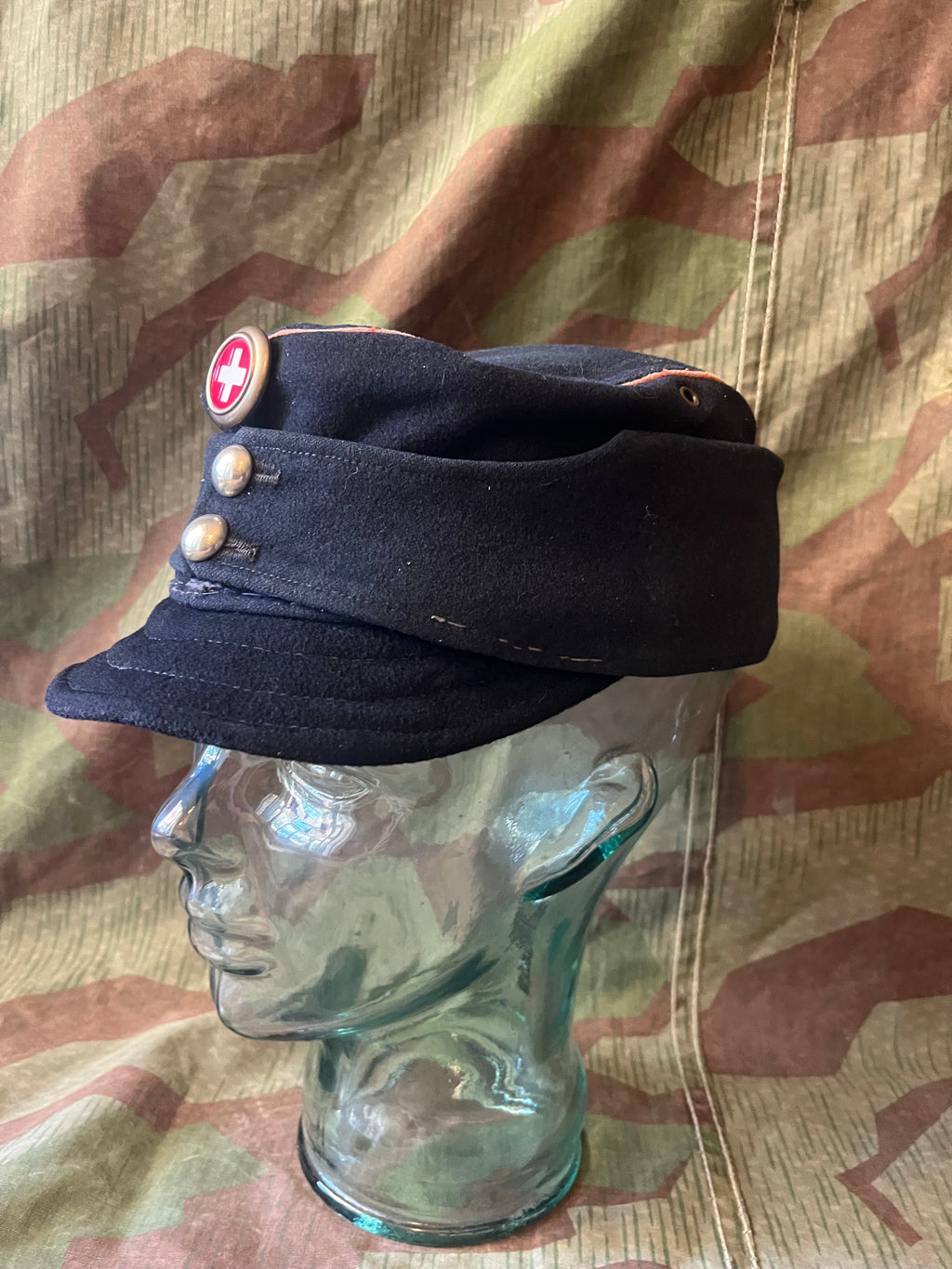 WW1/ interwar Swiss army field cap hat infantry rifleman maneuvers uniform soldier ord.1898