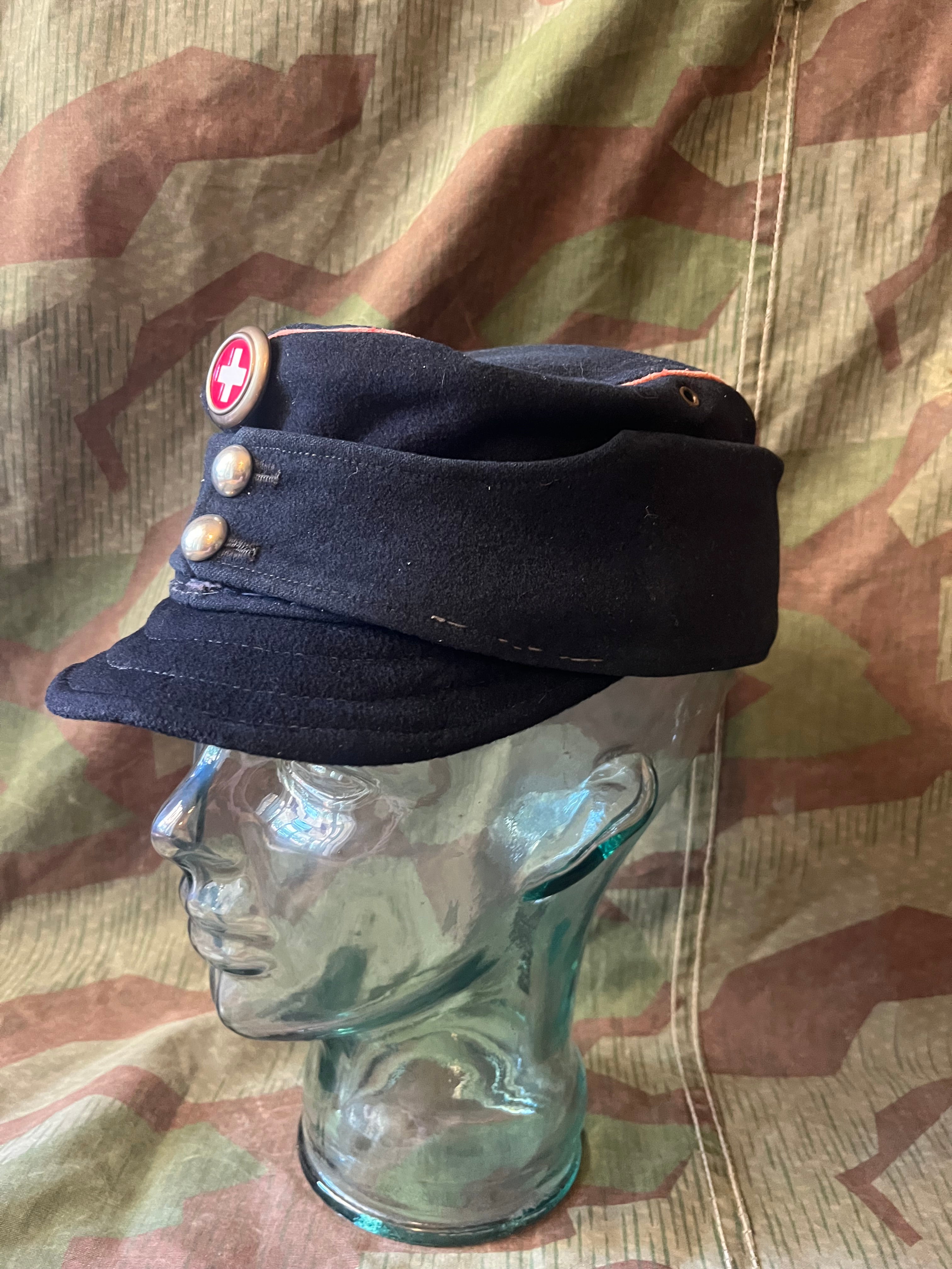 WW1/ interwar Swiss army field cap hat infantry rifleman maneuvers uniform soldier ord.1898