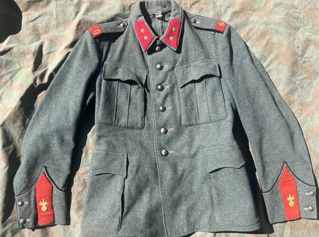 WW2 Swiss army artillery first lieutenant officer jacket uniform ord.40 mid to late war