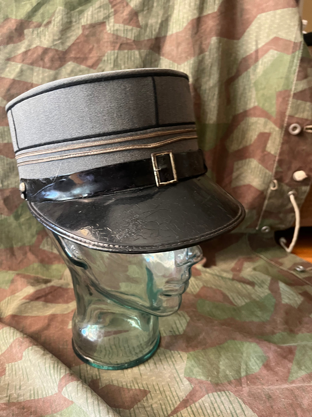 WW2 Swiss army first lieutenant officer visor cap hat kepi uniform ord.1926