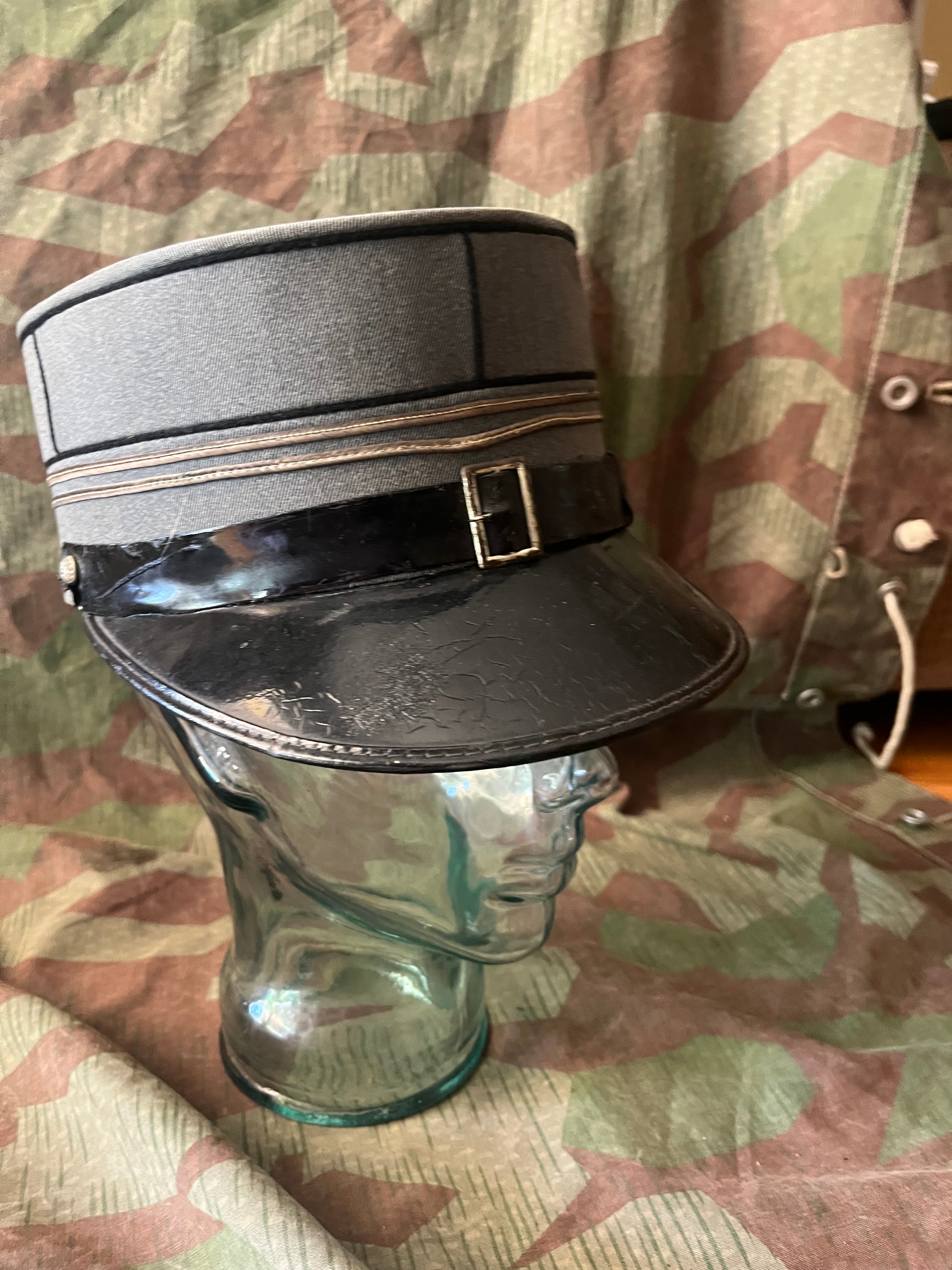 WW2 Swiss army first lieutenant officer visor cap hat kepi uniform ord.1926